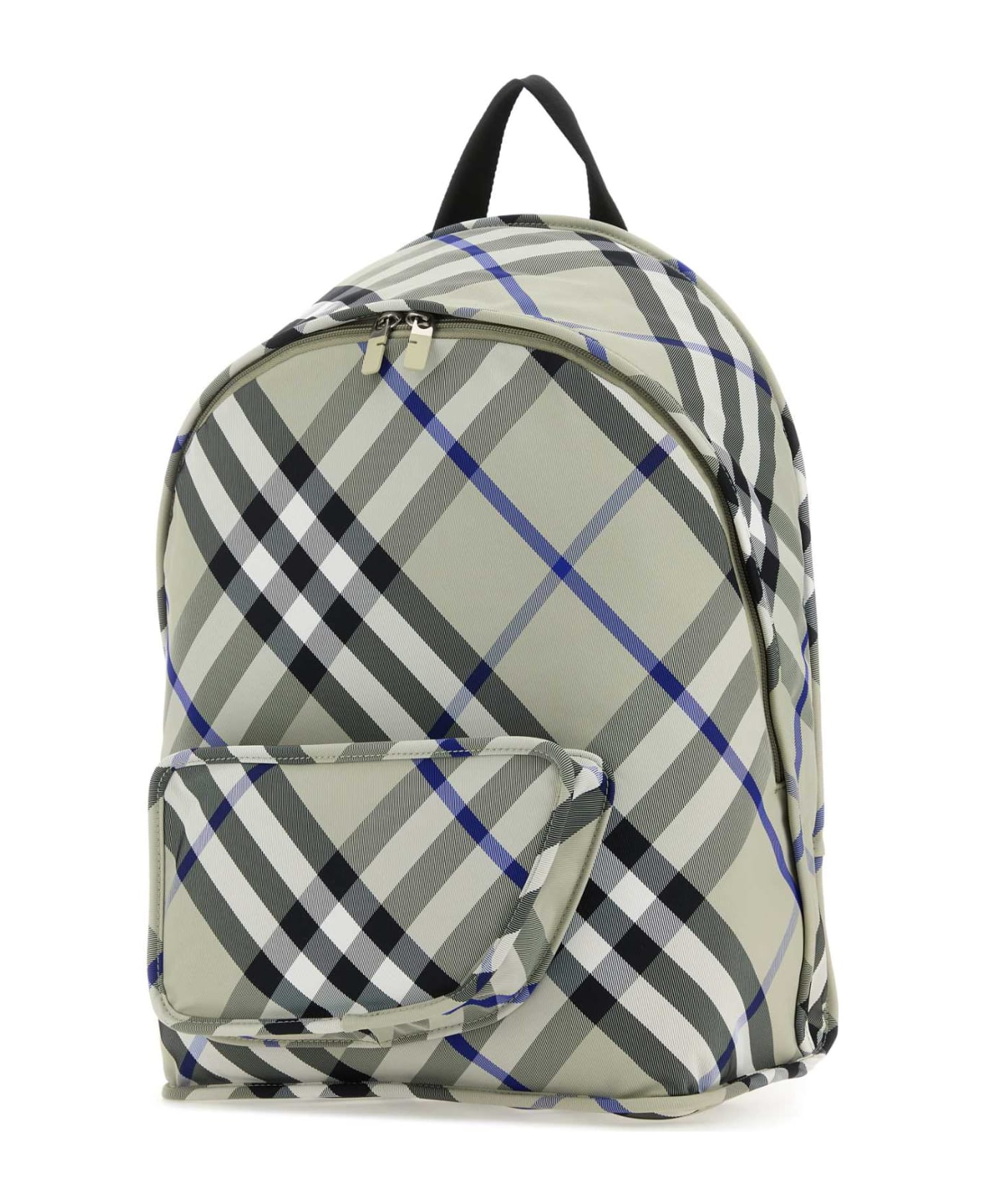 Burberry Printed Nylon Shield Backpack - LICHEN