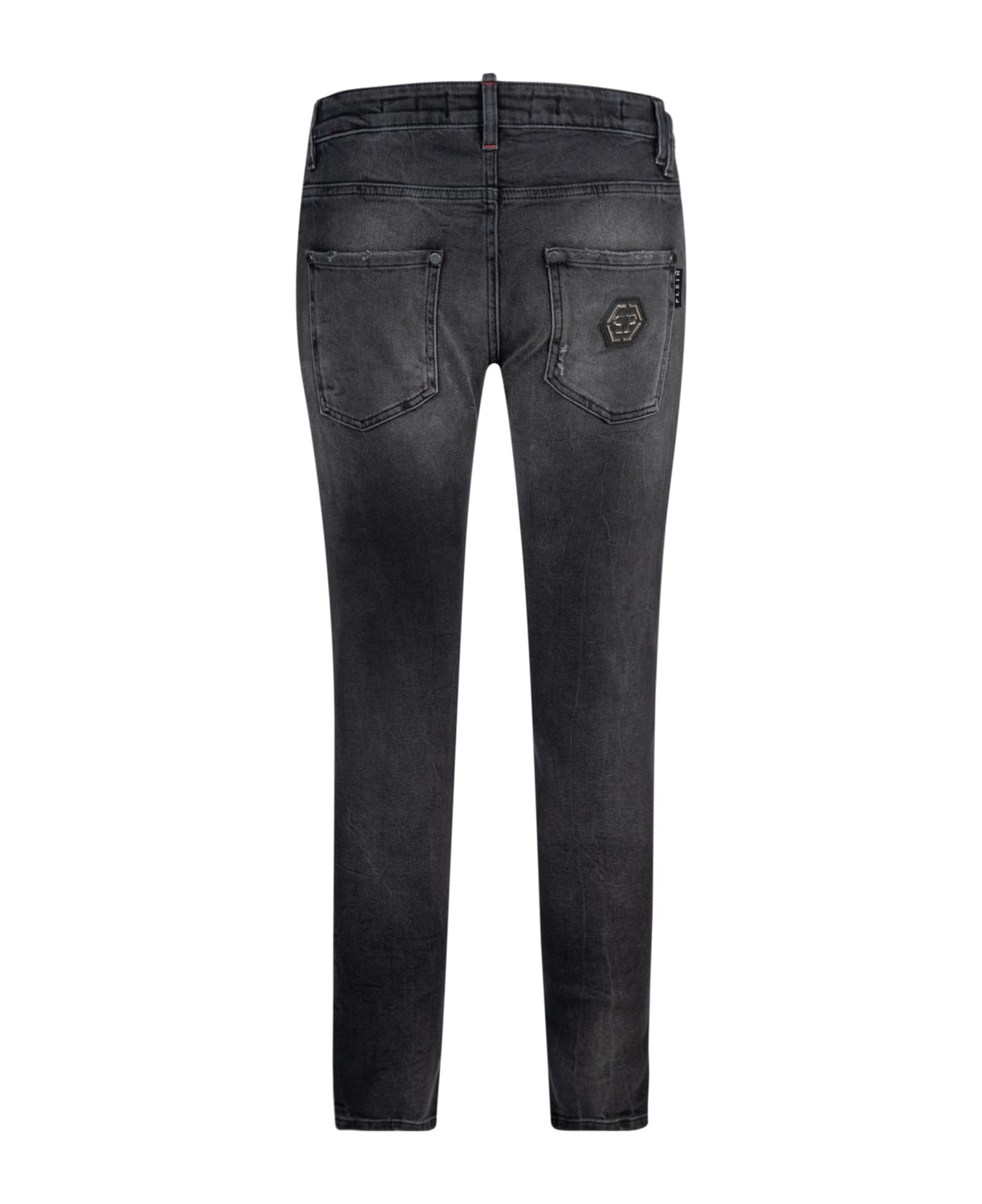 Philipp Plein Distressed Detail Skinny Jeans - Gd Midnight Sky