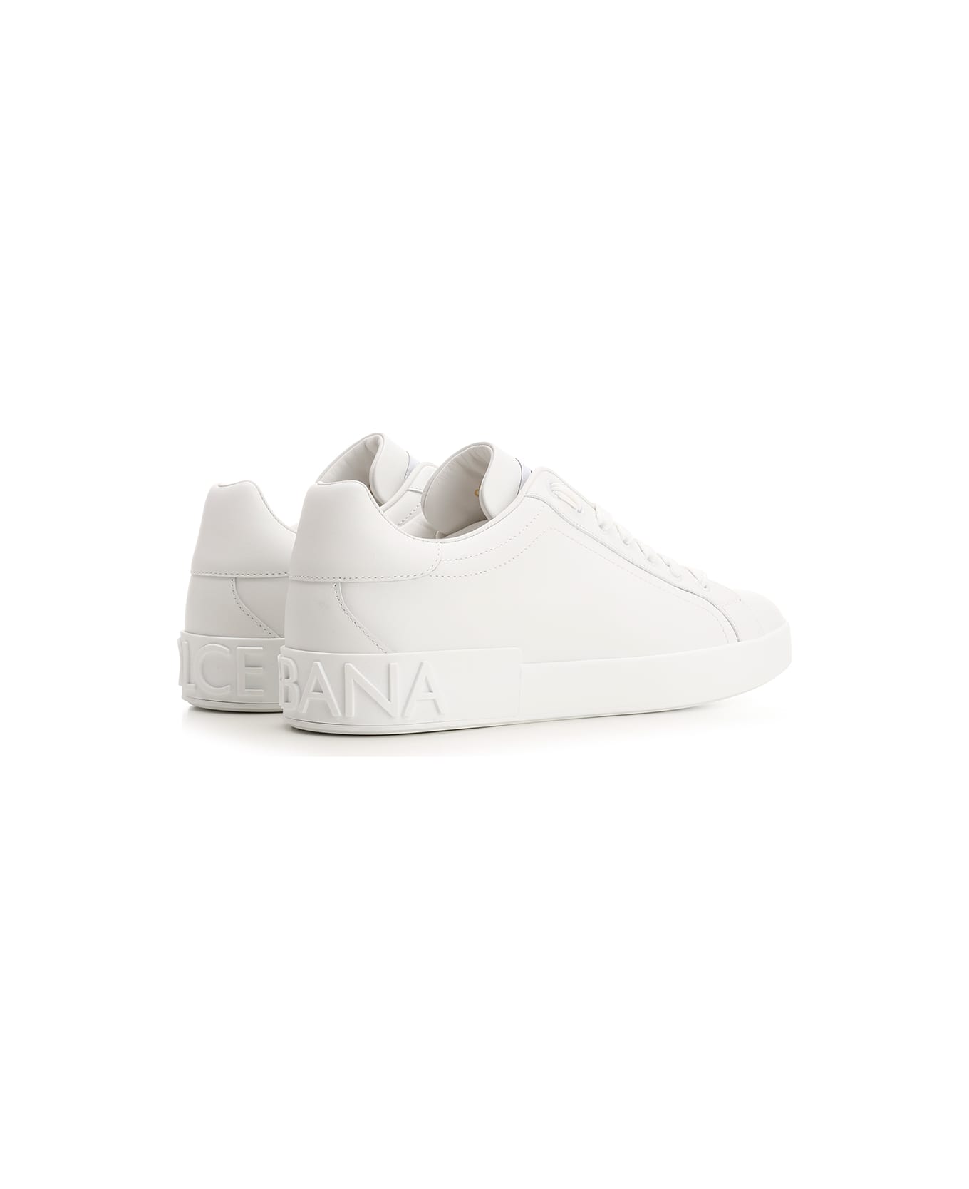 Dolce & Gabbana Portofino Low Sneaker - White