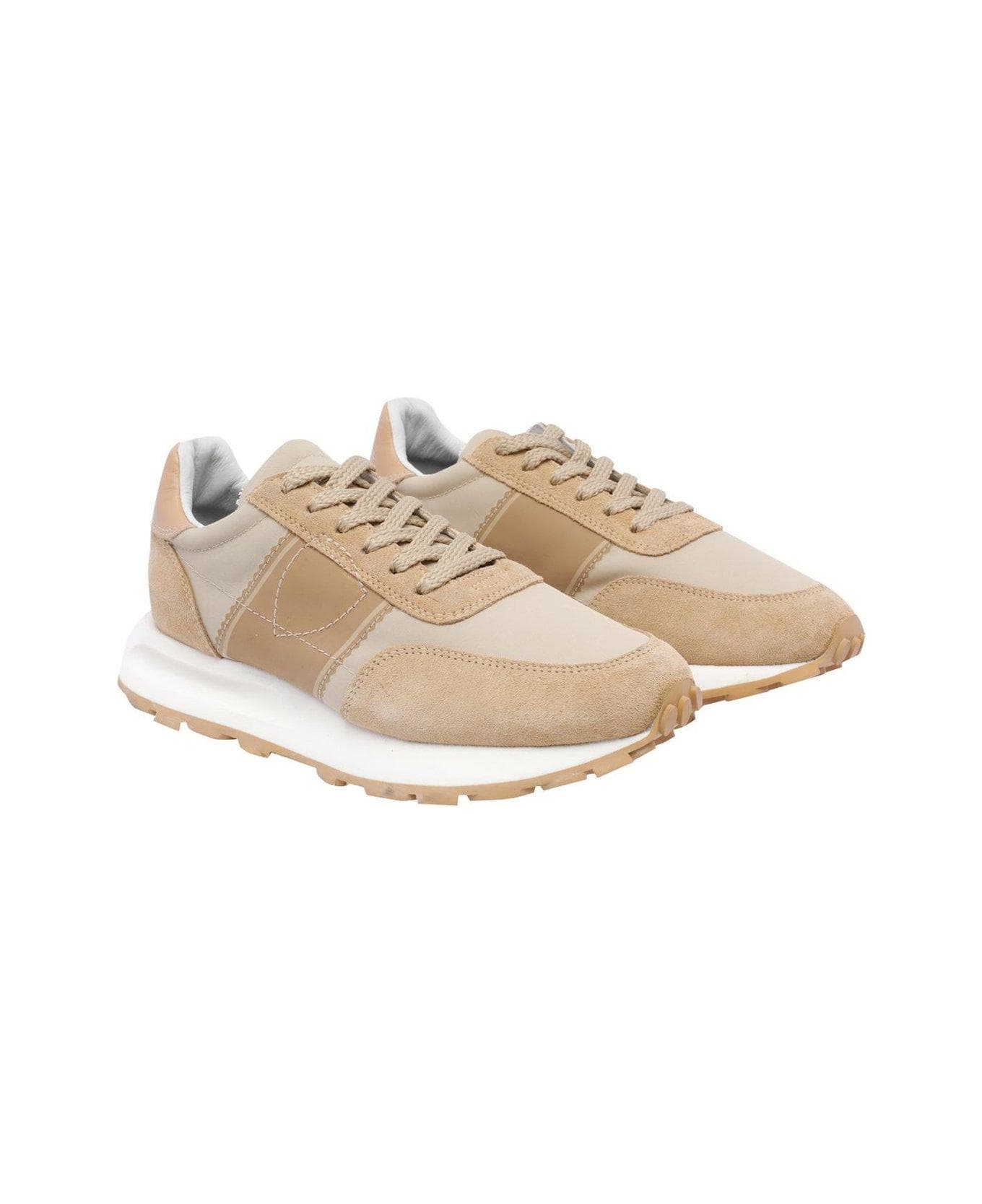 Philippe Model Tour Lace-up Sneakers - Beige