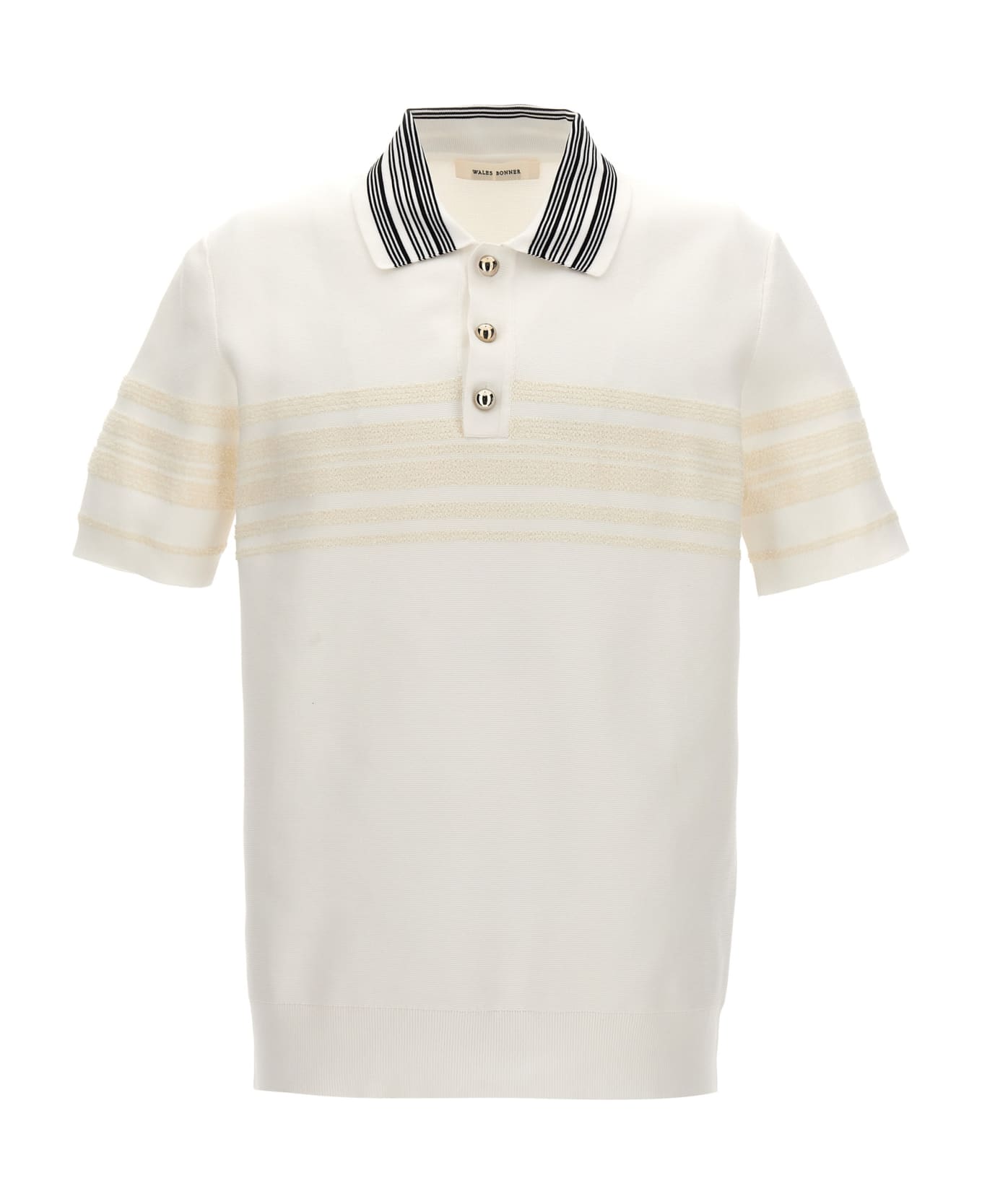 Wales Bonner 'dawn' Polo Shirt - White ポロシャツ