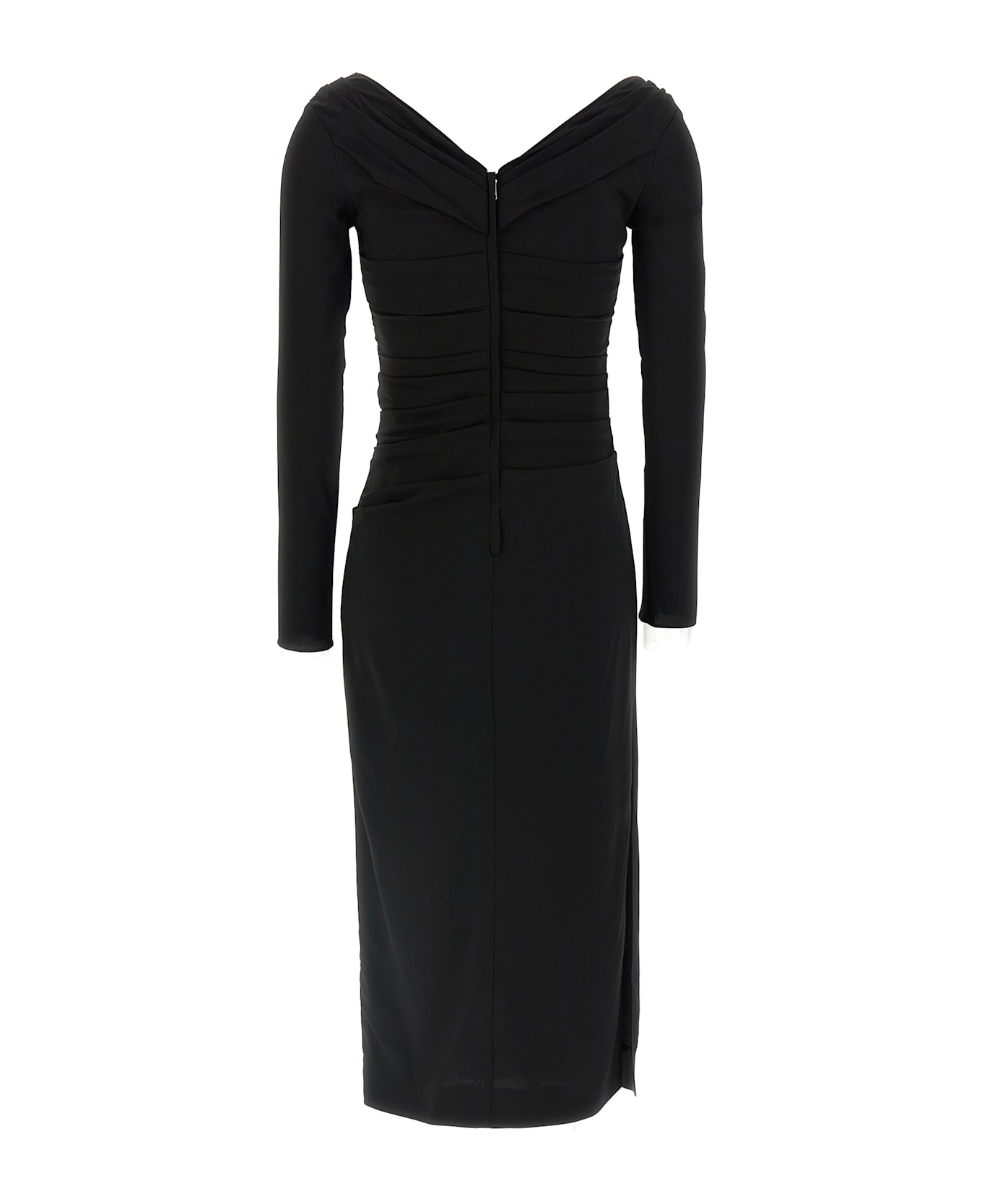 Dolce 
Gabbana Draped Dress - Black  
