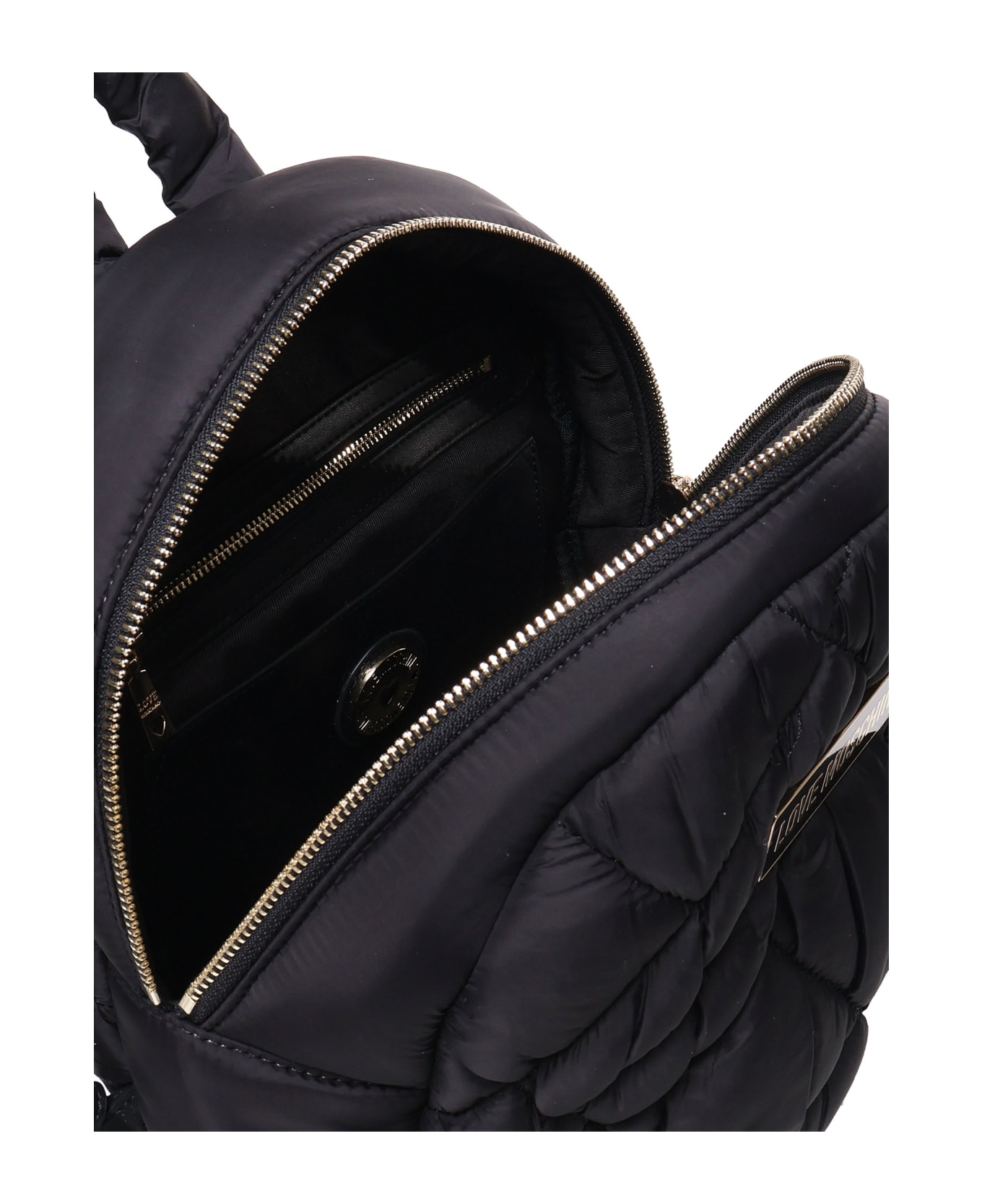 Love Moschino Backpack - A Black Black