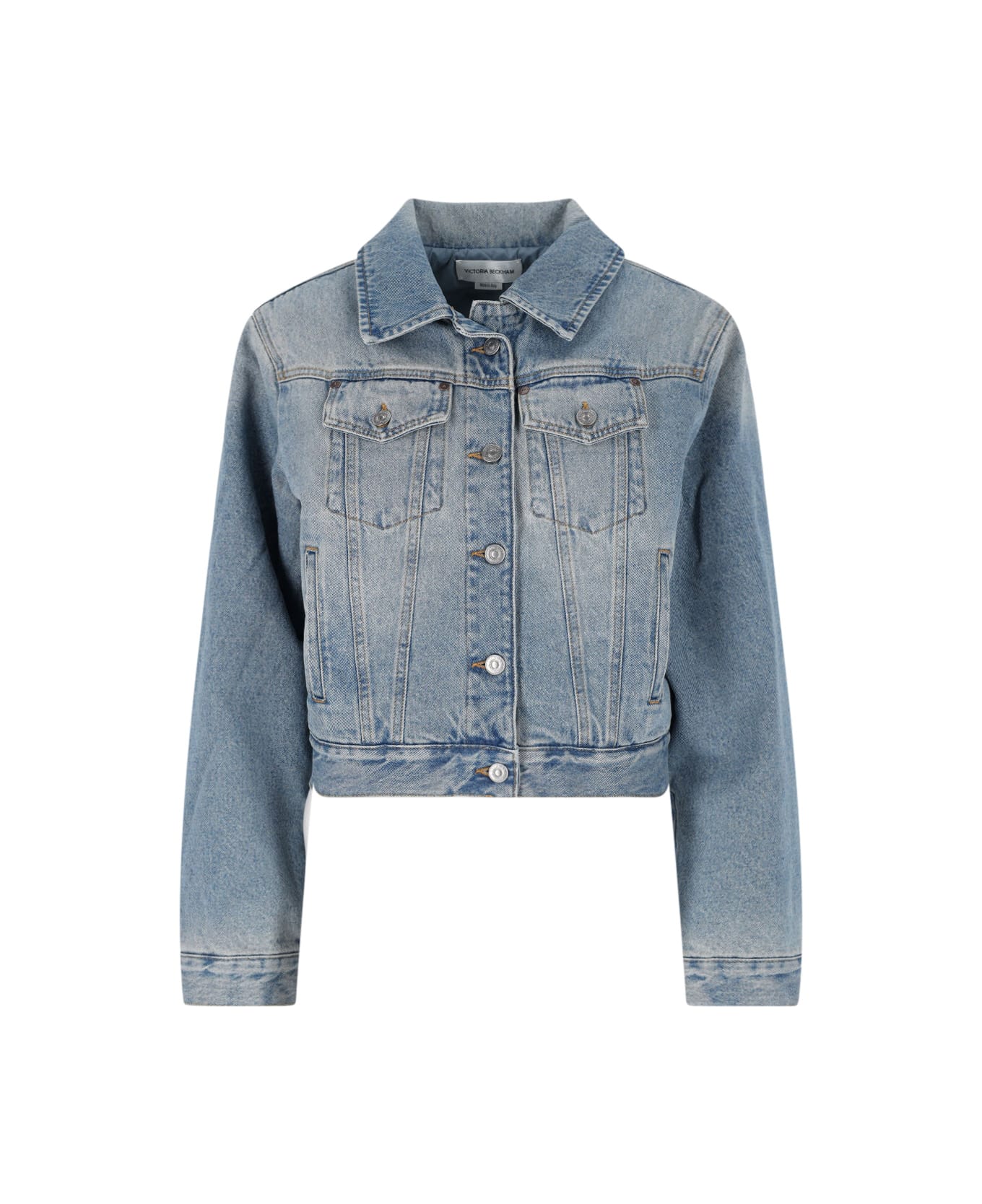 Victoria Beckham Denim Jacket - Light Blue