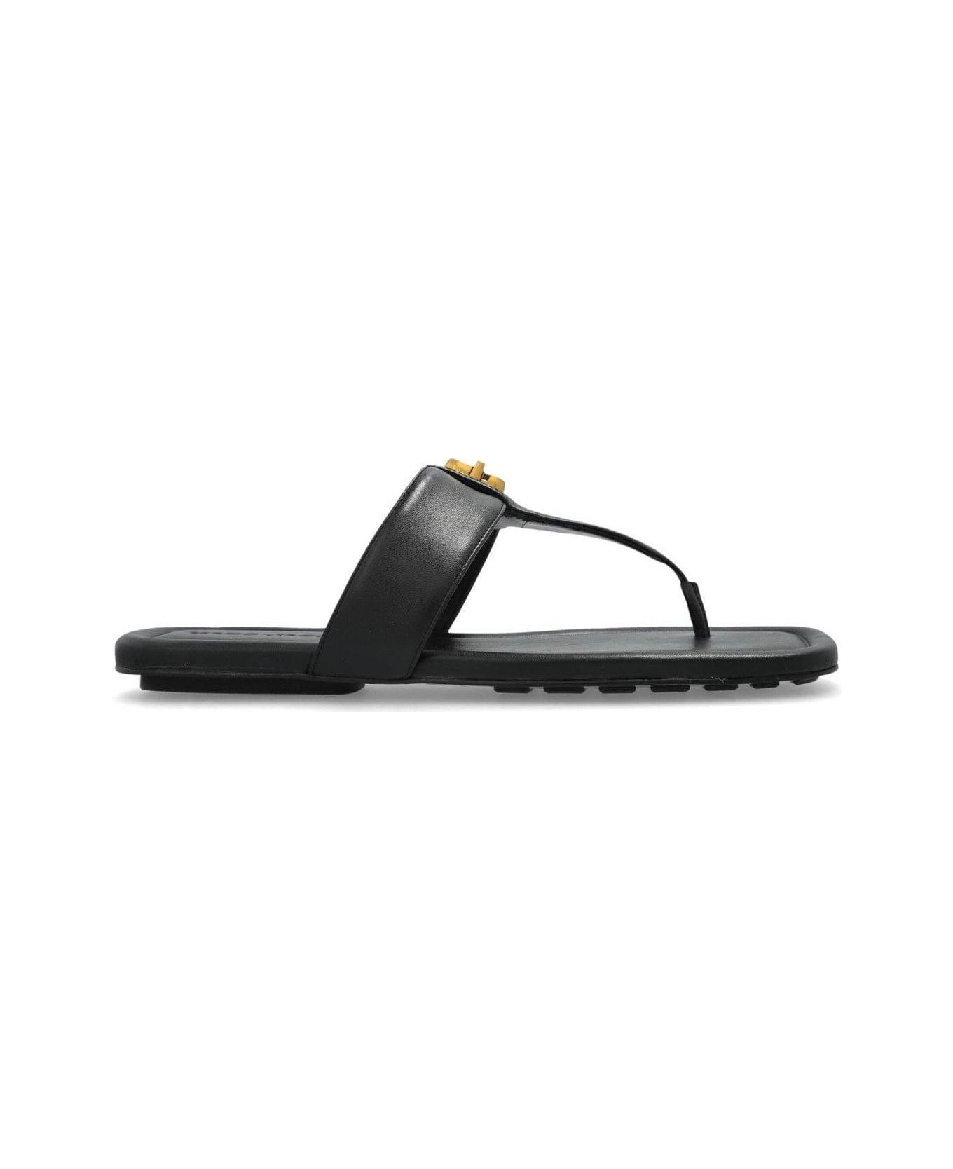 Marc Jacobs The Dual T-strap Sandals - BLACK