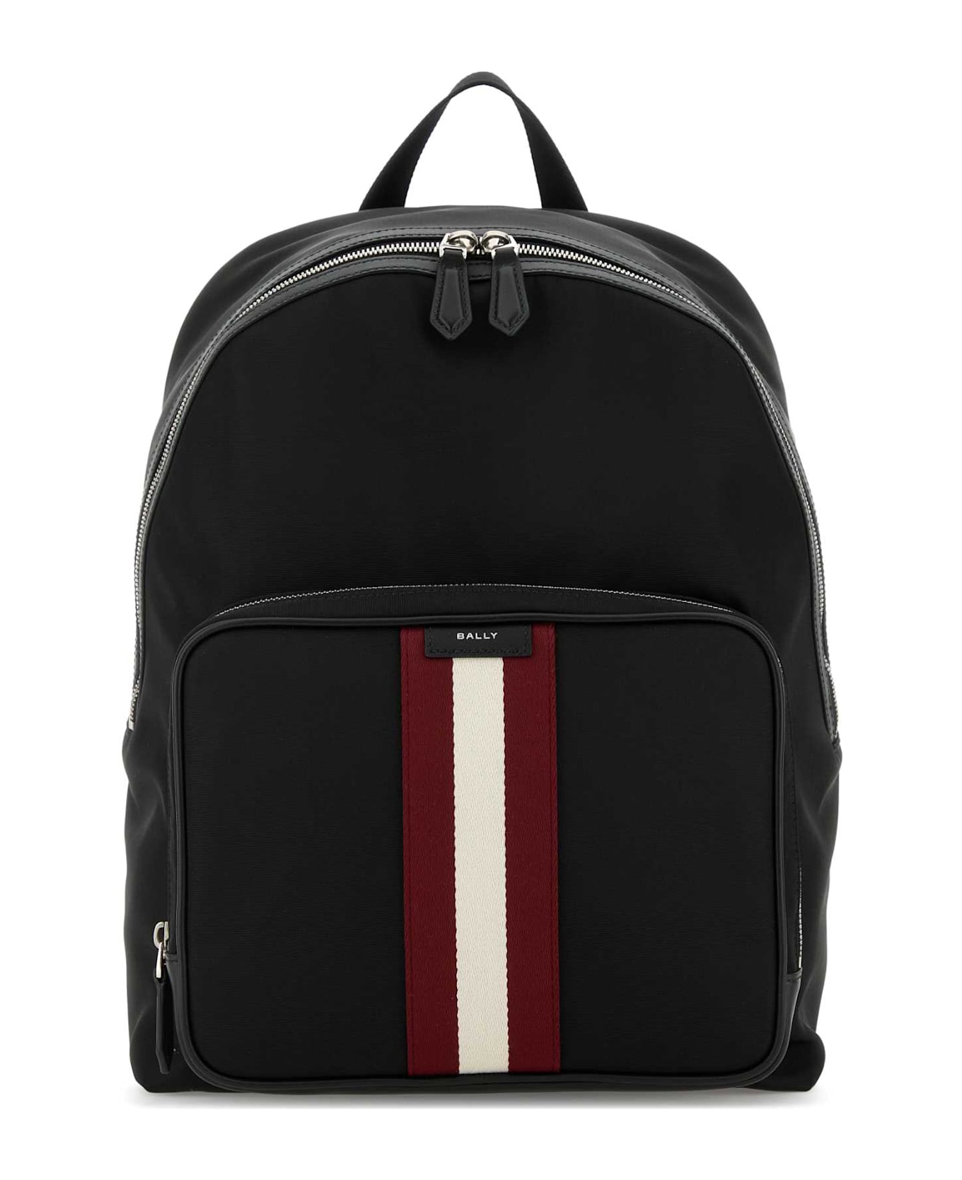 Bally Black Canvas Backpack - Black