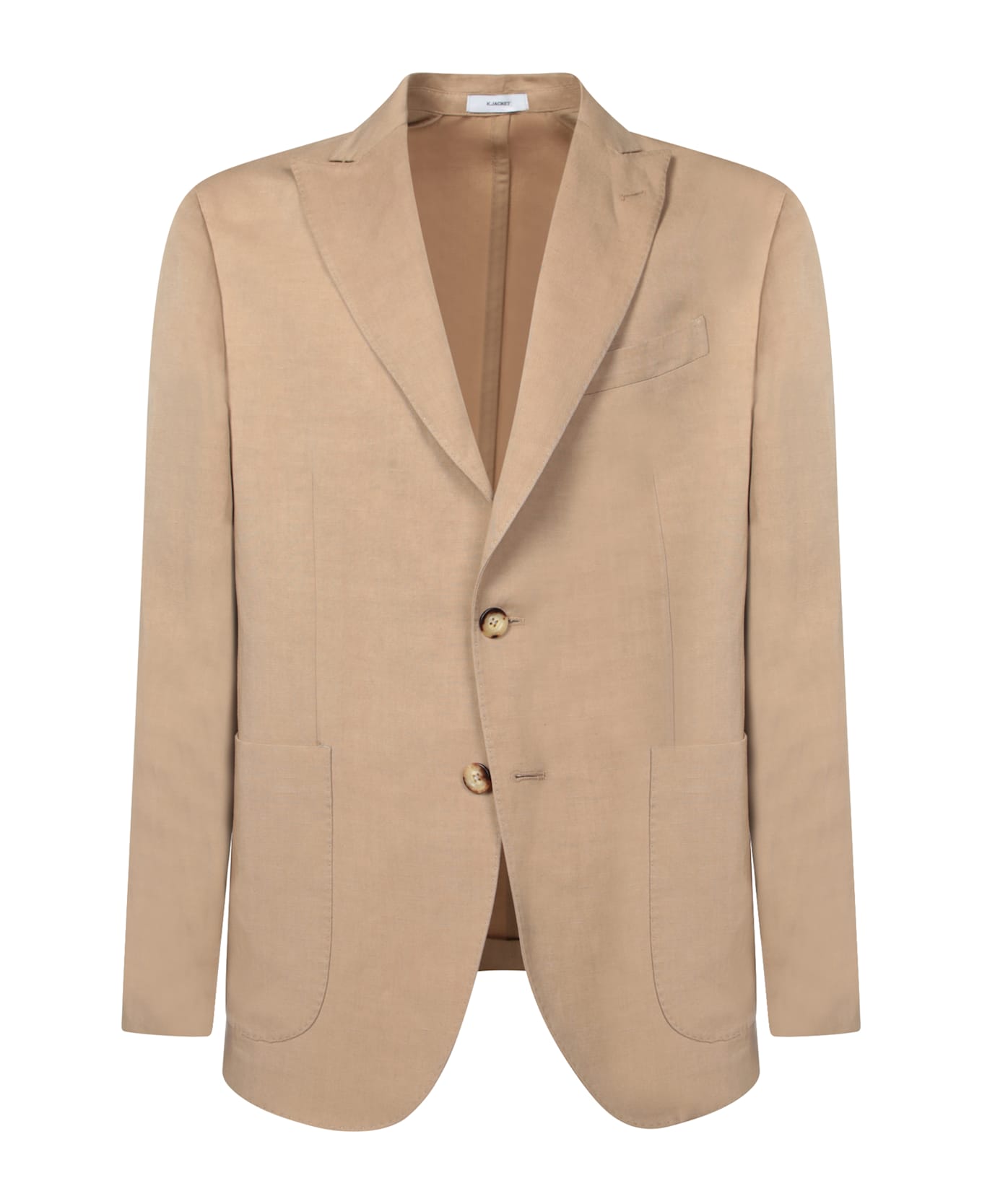 Boglioli Beige Cotton And Lycra Suit - Beige