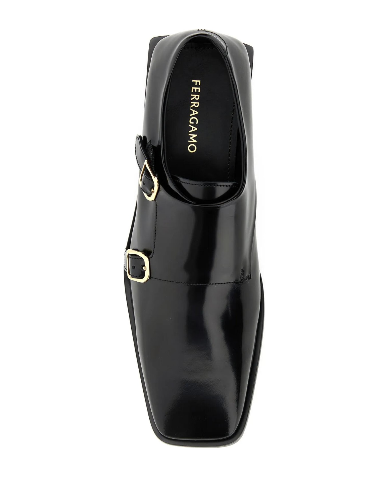 Salvatore Ferragamo (サルヴァトーレフェラガモ) 3Dロゴ レザー