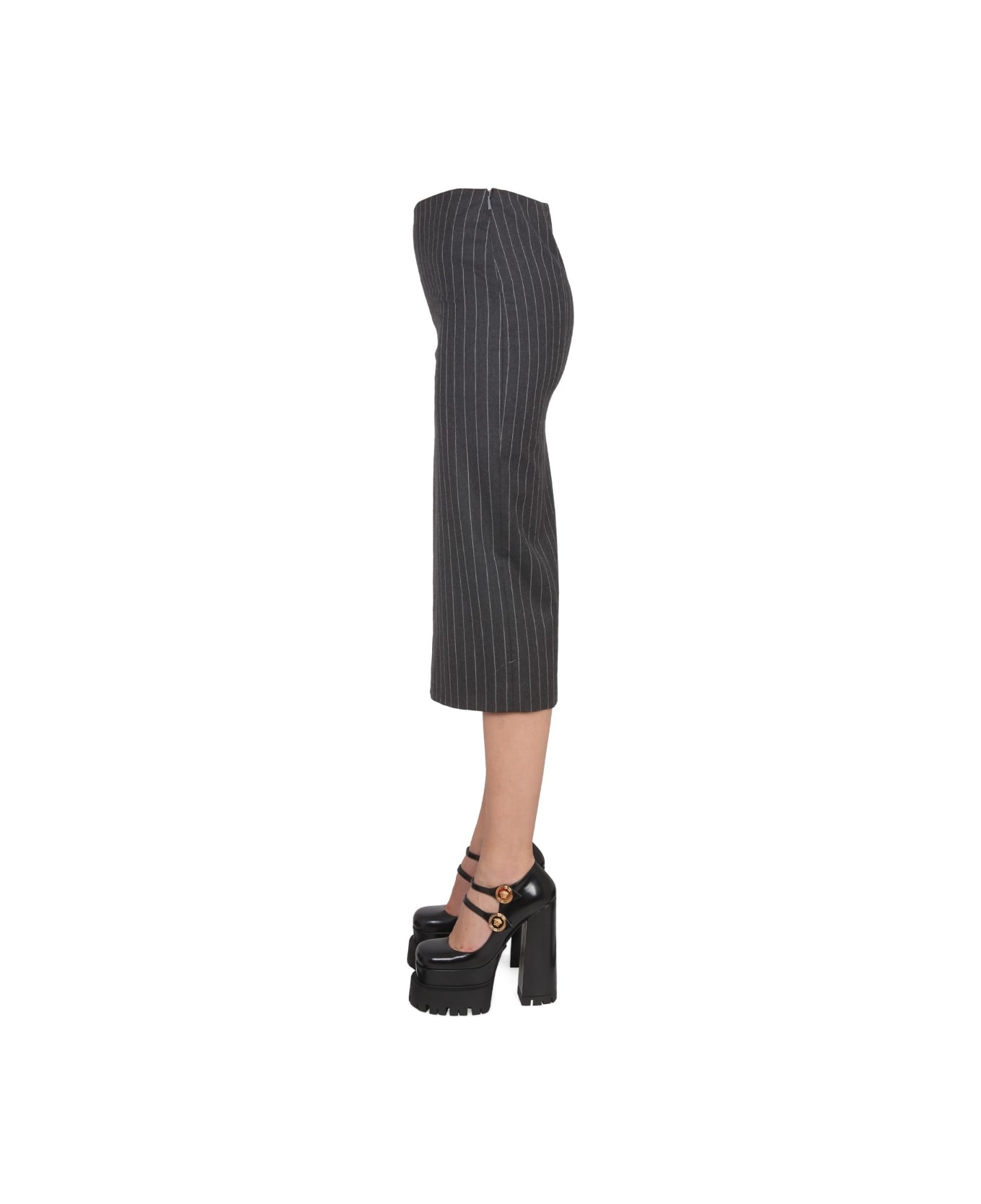 Versace Pencil Skirt - GREY