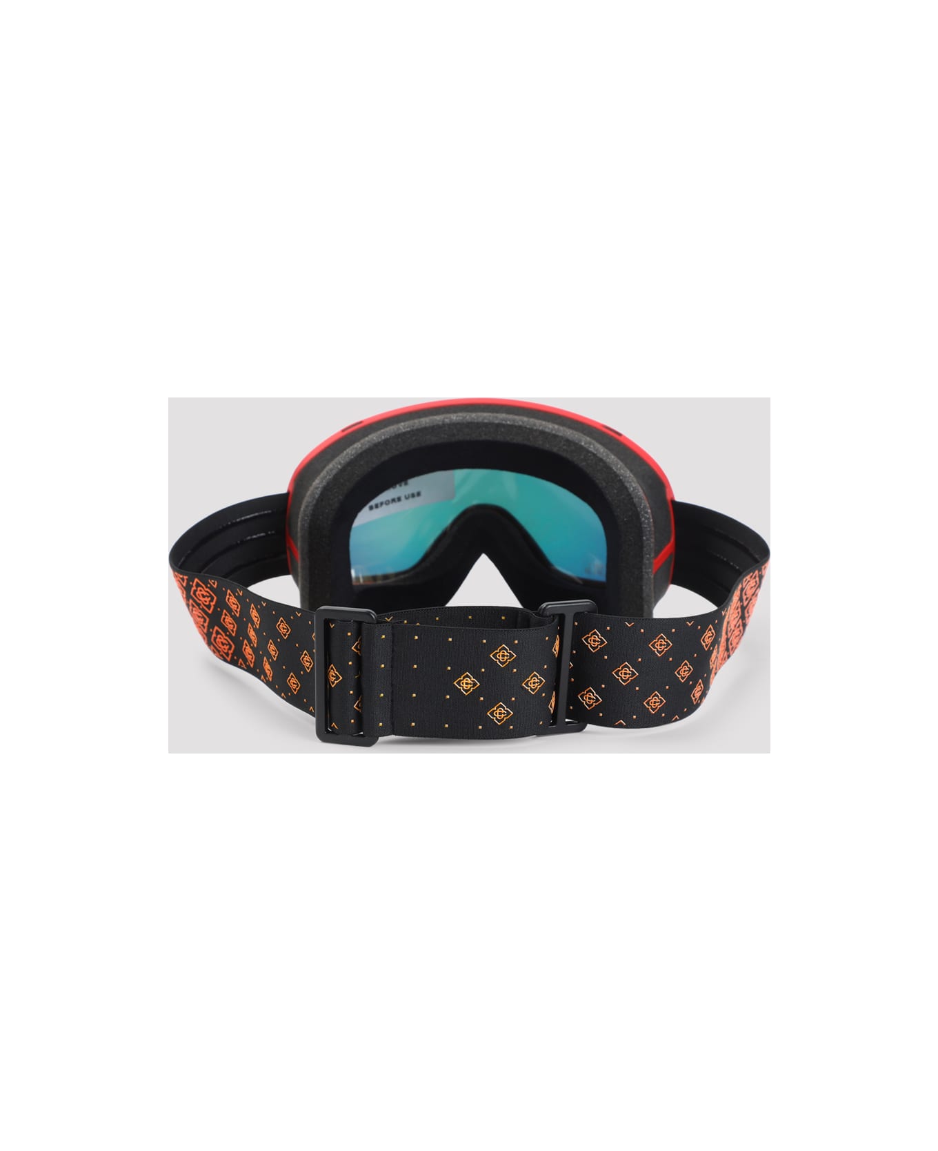 Casablanca Acetate Ski Goggles - Red Orange
