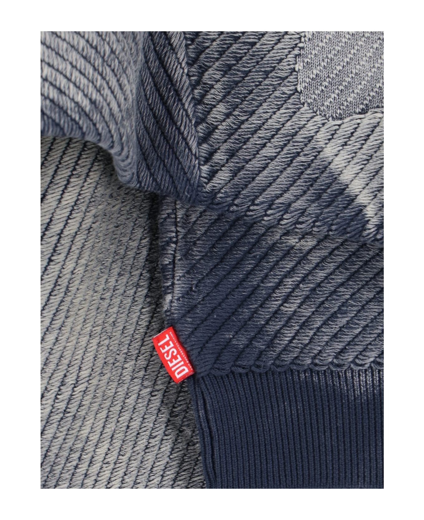 Diesel Frayed Sweater - Gray