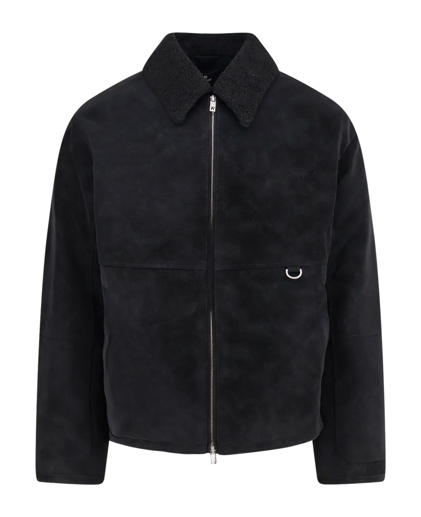 REPRESENT Faux Shearling Jacket - JET BLACK