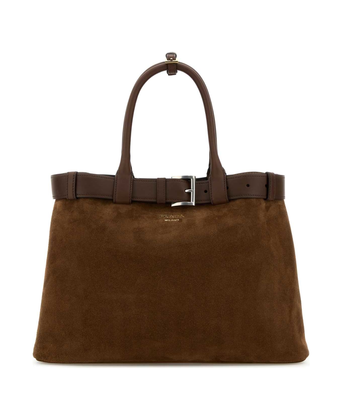 ハンドバッグ Prada Brown Suede Big Arqua Handbag Prada Brown Suede Big Arquã¨ Handbag | italist