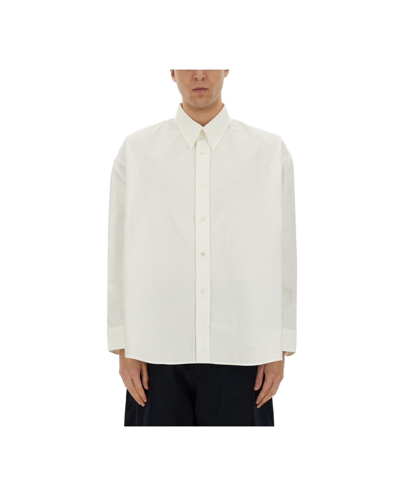 Studio Nicholson Button Down Shirt - WHITE
