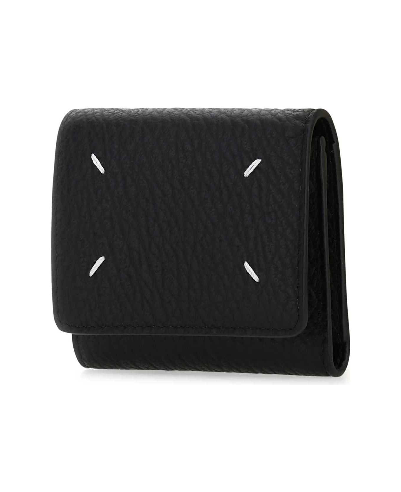Maison Margiela Black Leather Wallet - T8013