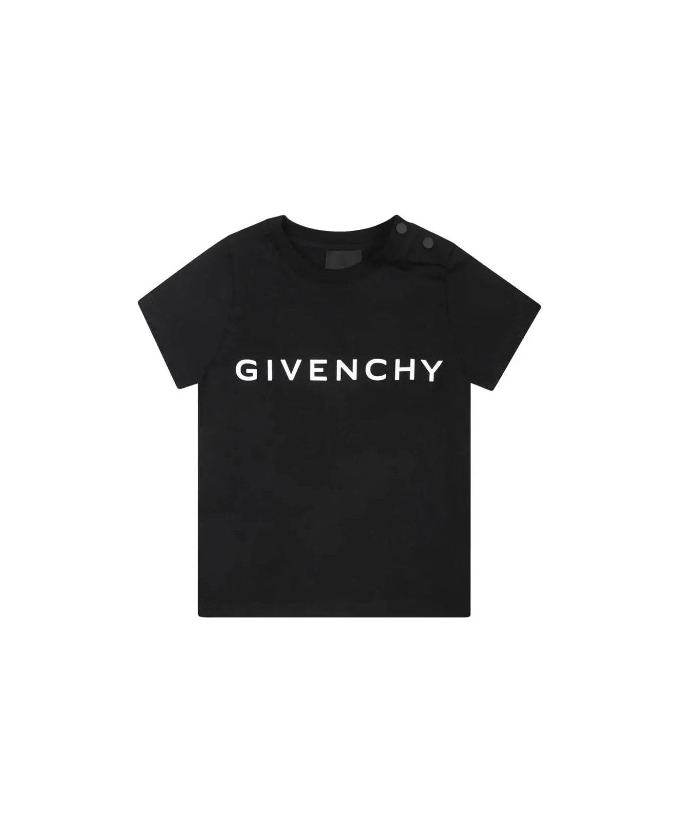 Givenchy T-shirt Con Stampa Logo - Black