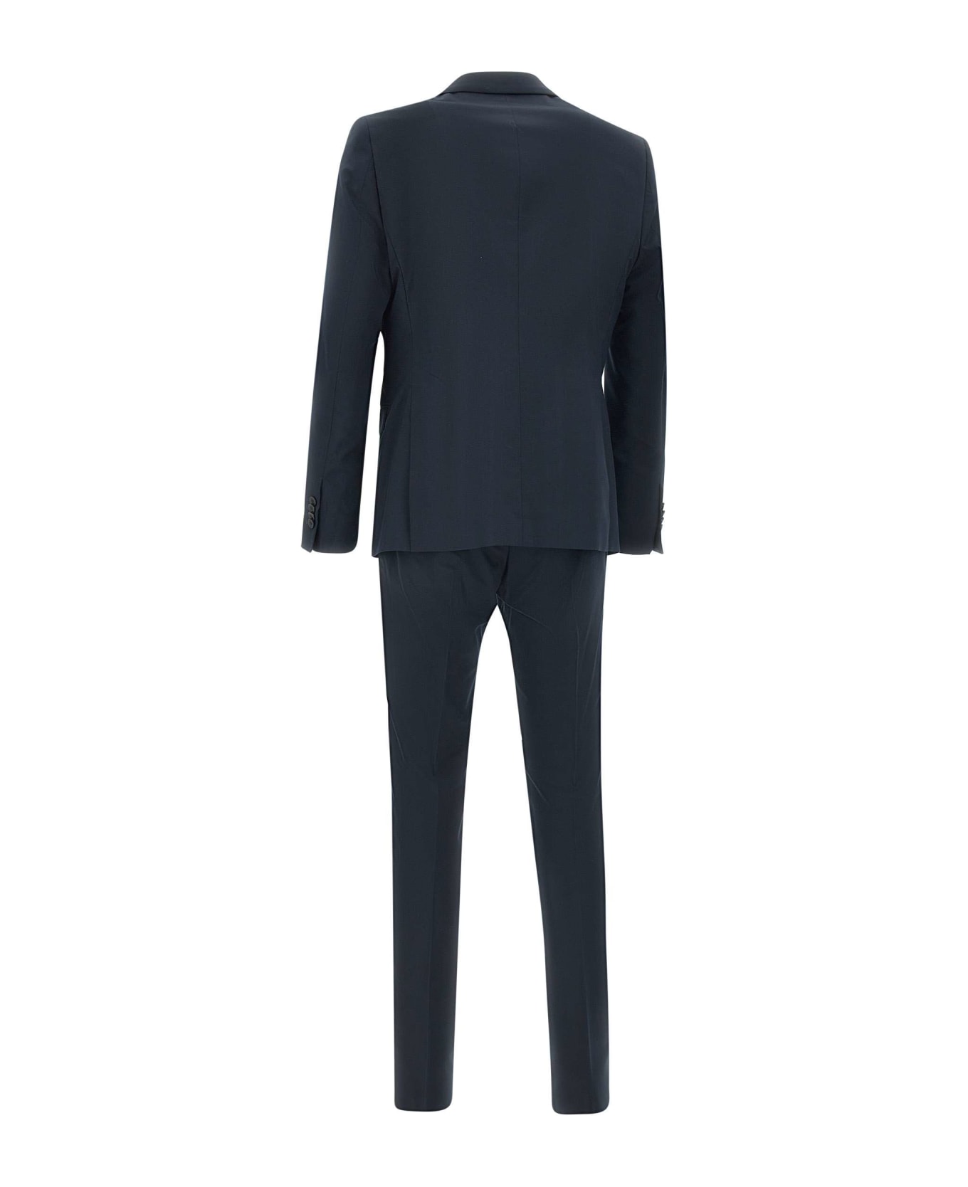Manuel Ritz Viscose Two-piece Suit - BLUE