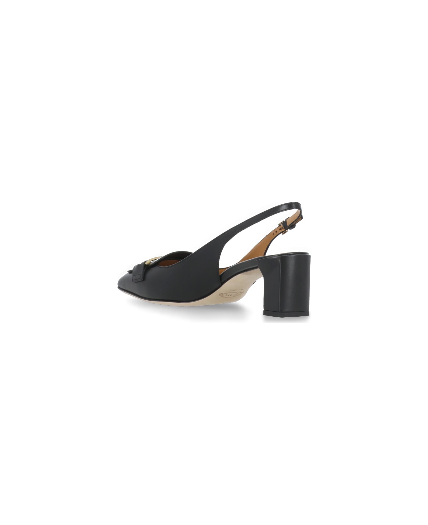 Tod's Leather Slingback - Black