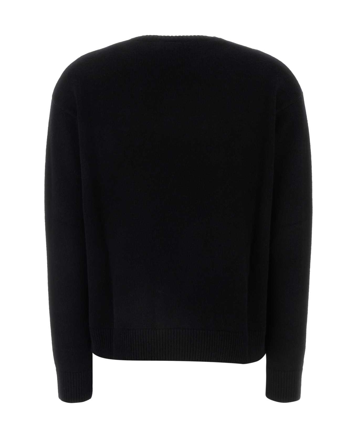 'S Max Mara Black Wool Blend Kassel Sweater - Black