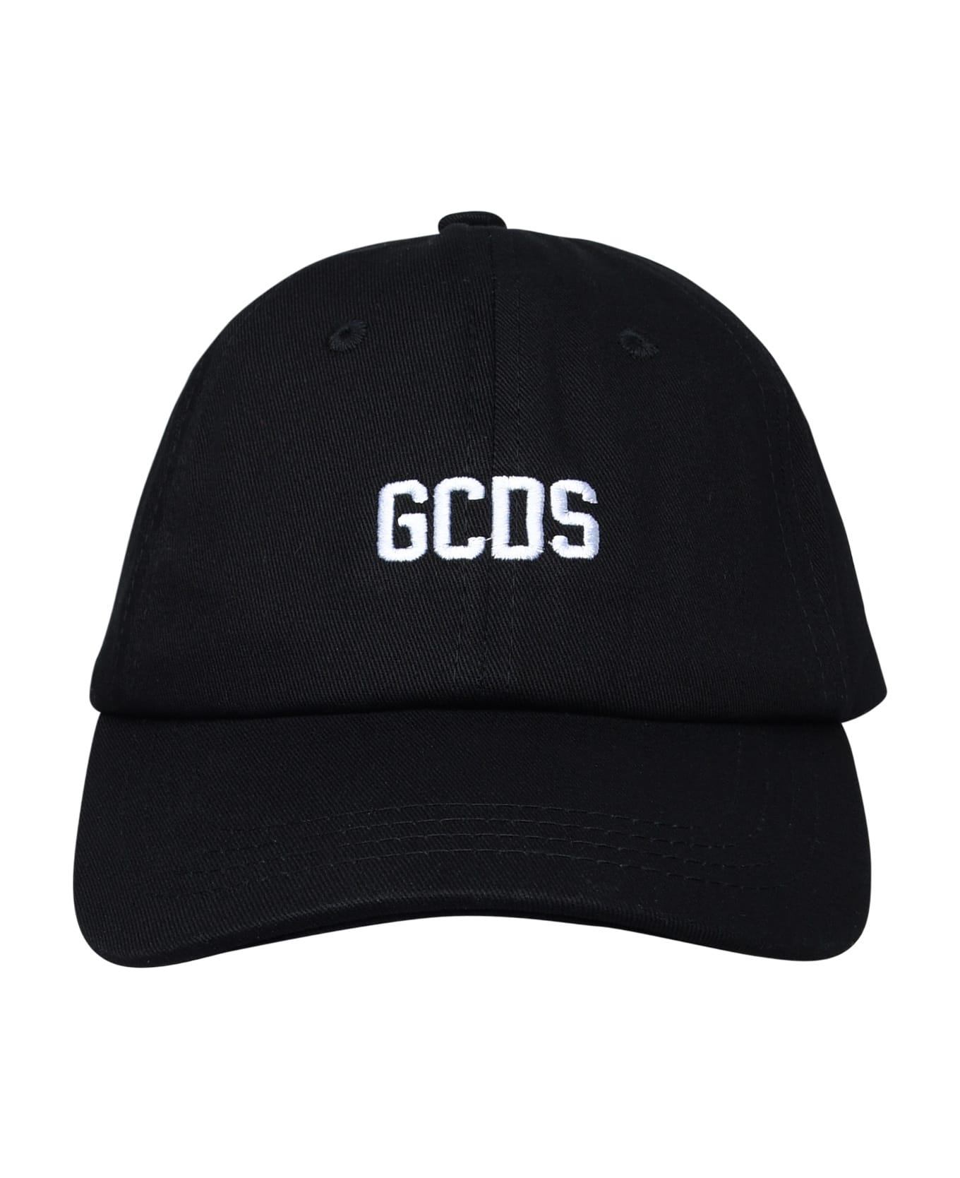 GCDS Black Cotton Hat - Black 帽子