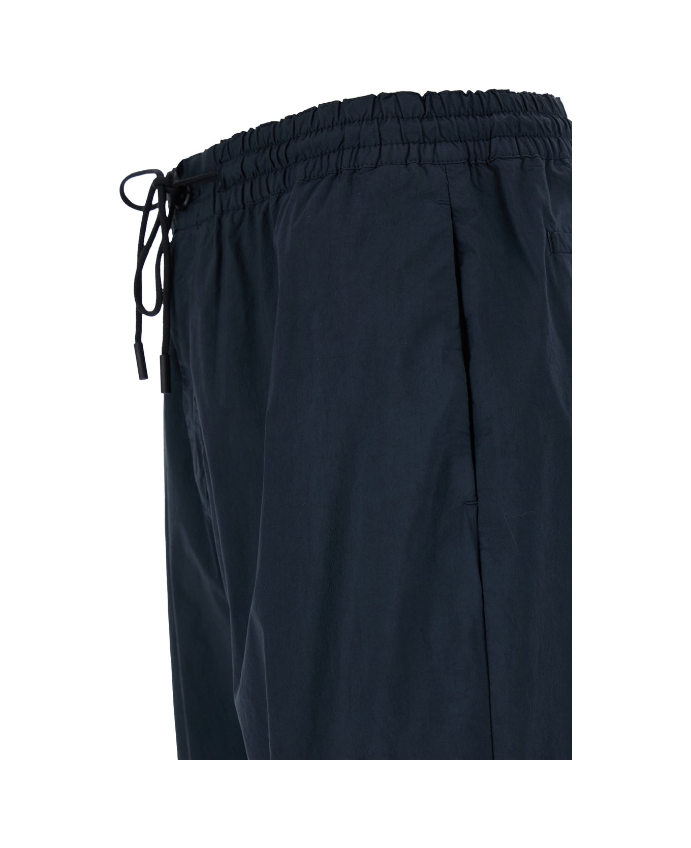 PT01 Blue Bermuda Shorts With Drawstring In Cotton Blend Man - Blu