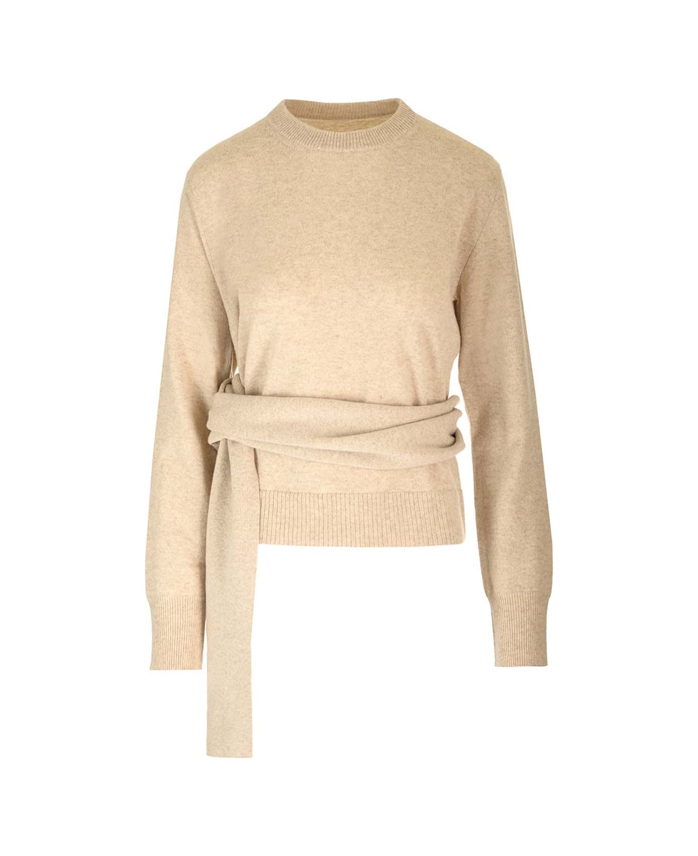 MM6 Maison Margiela Crewneck Sweater - Beige