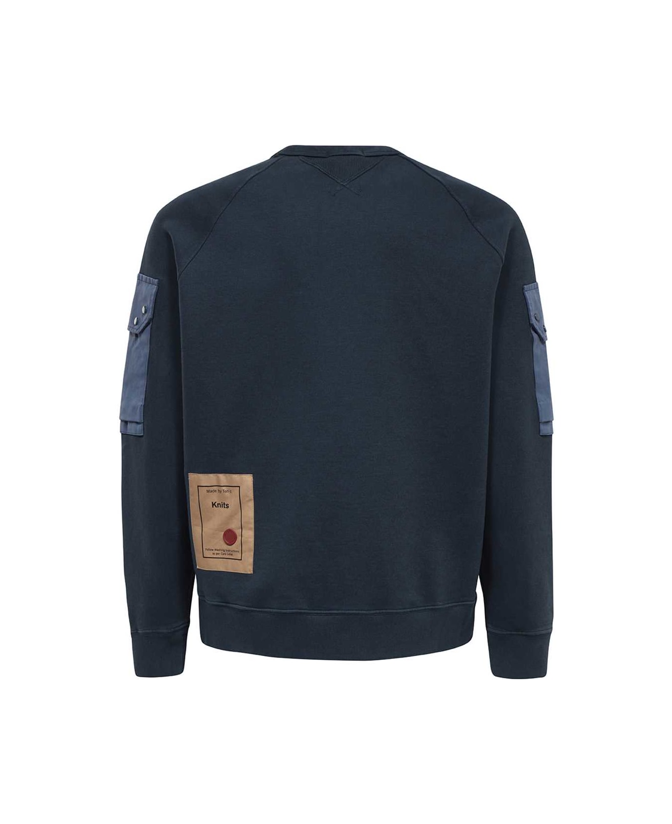 Ten C Cotton Sweatshirt - blue