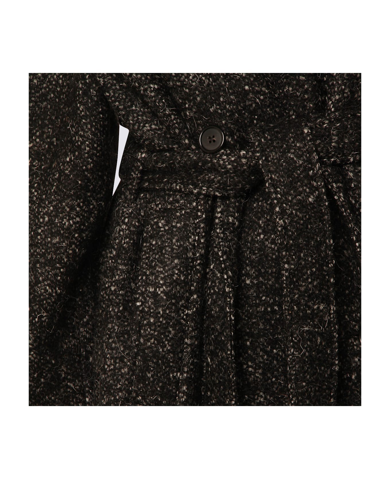 The Row Black Wool Macaria Coat - Black