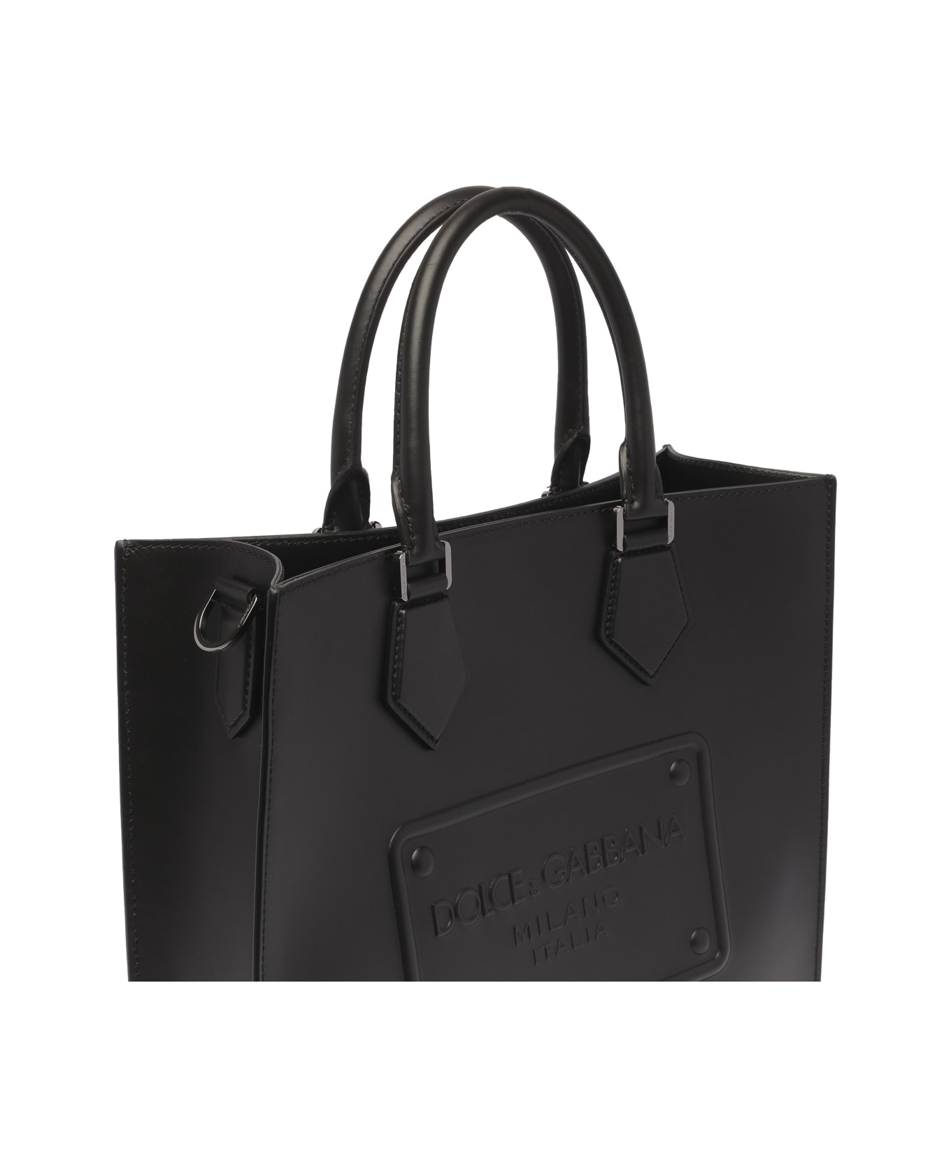 Dolce & Gabbana Tote Logo Bag - Black