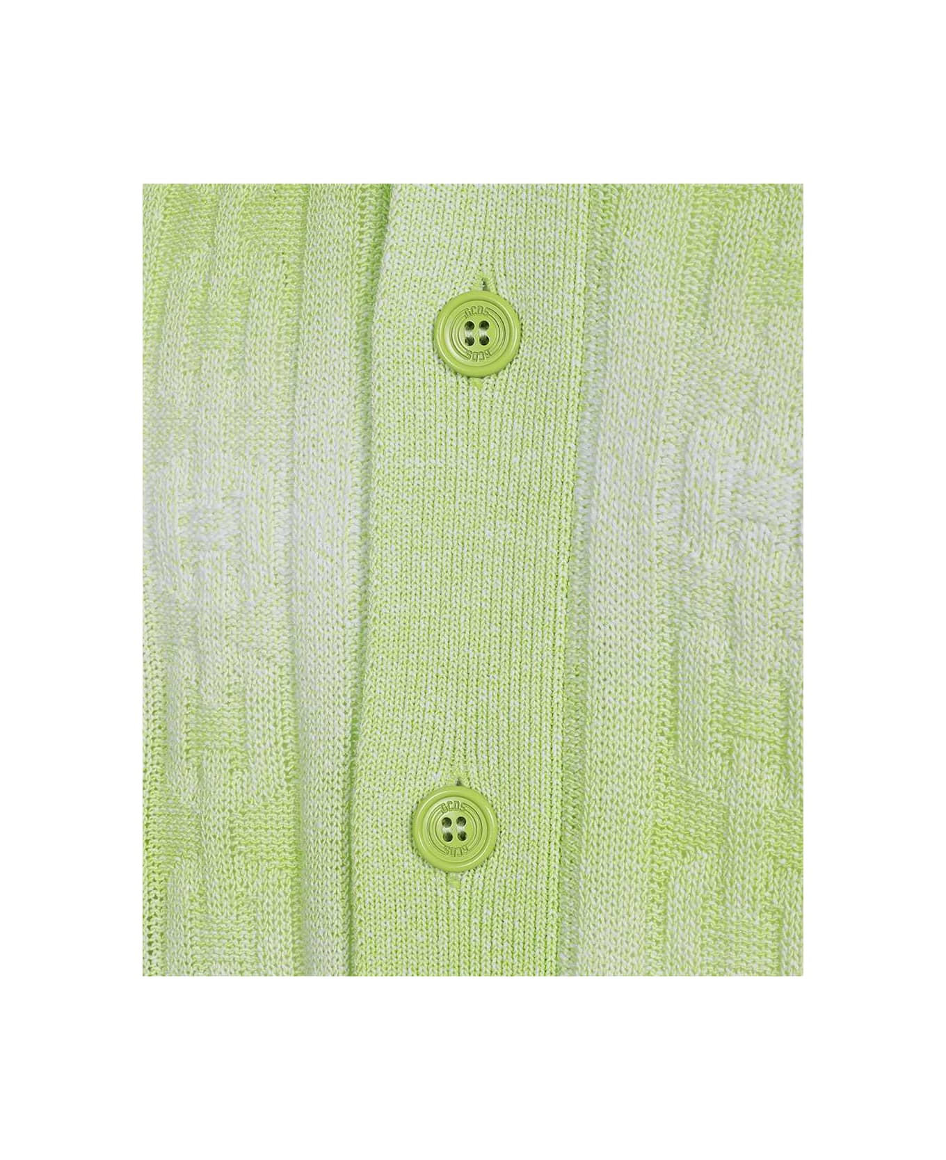 GCDS Knitted Shirt - green