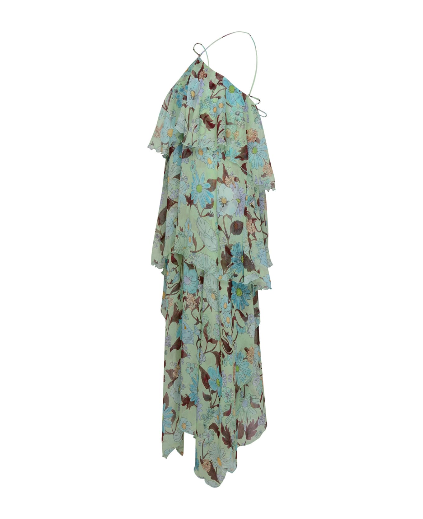 Stella McCartney Silk Dress - Multicolor ワンピース＆ドレス