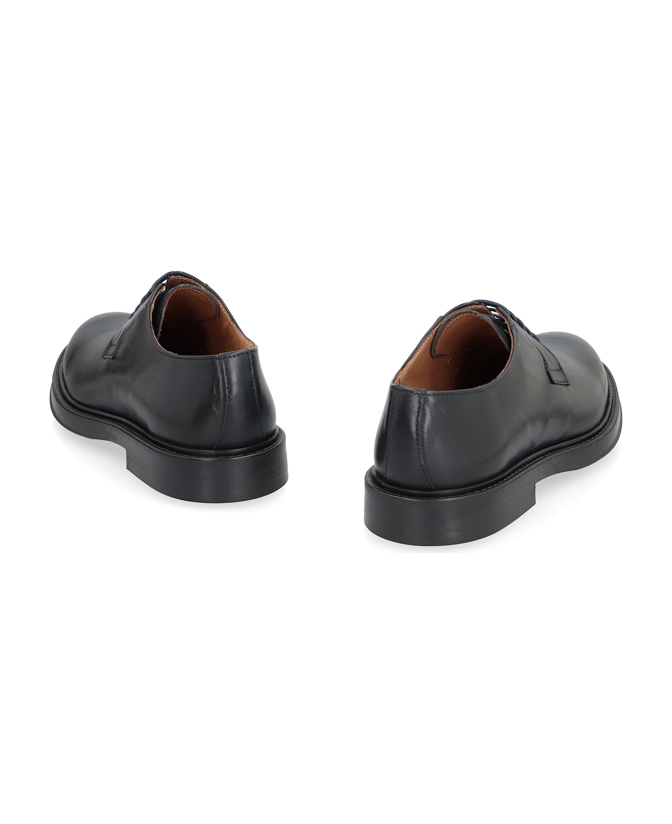 Bruno Magli Leather Lace-up Shoes - blue