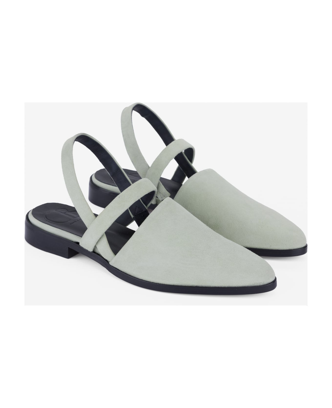 CB Made in Italy Suede Flats Vega - Mint