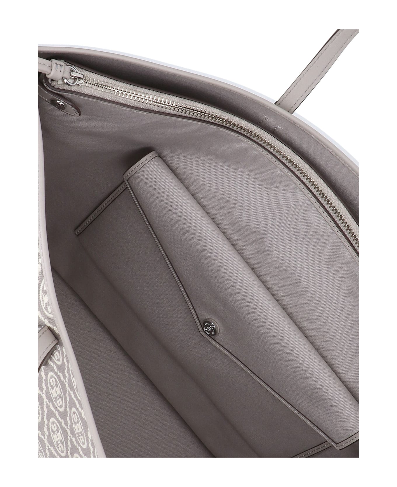 Tory Burch "perry T" Shopper Bag - Gray