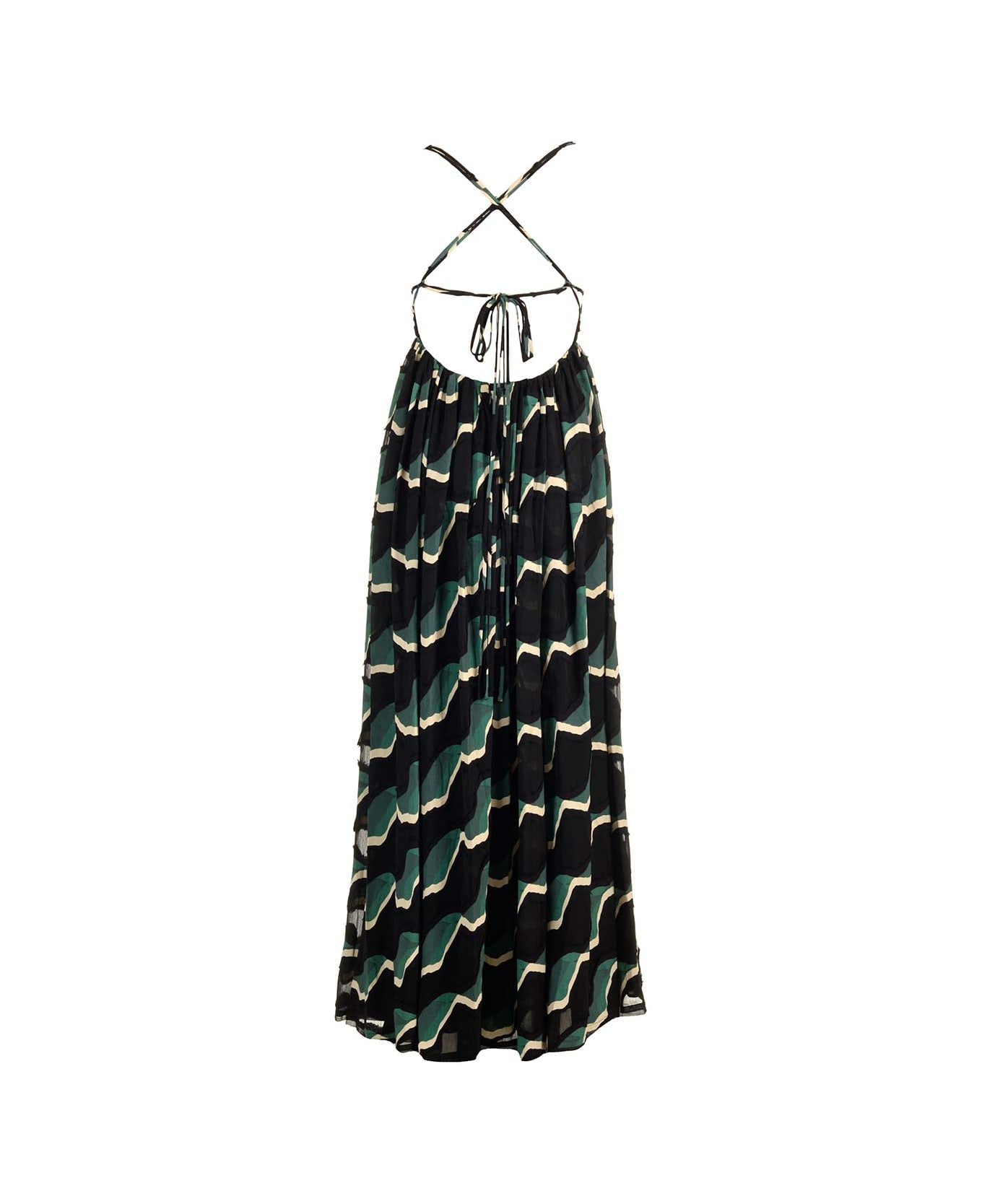 Ulla Johnson 'adonis' Printed Dress - Seasp Sea Sapphire