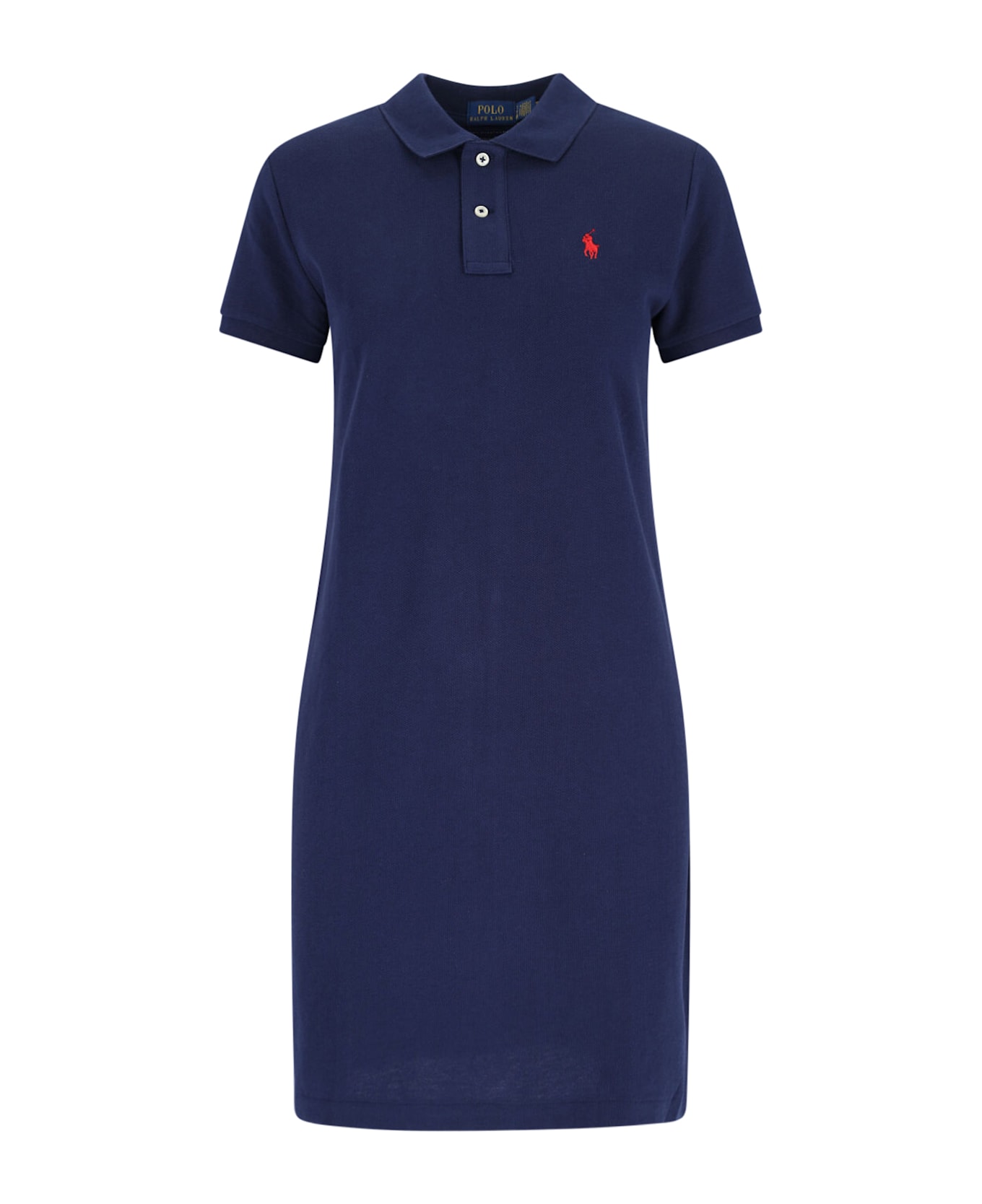 Polo Ralph Lauren Logo Mini Dress - Blue