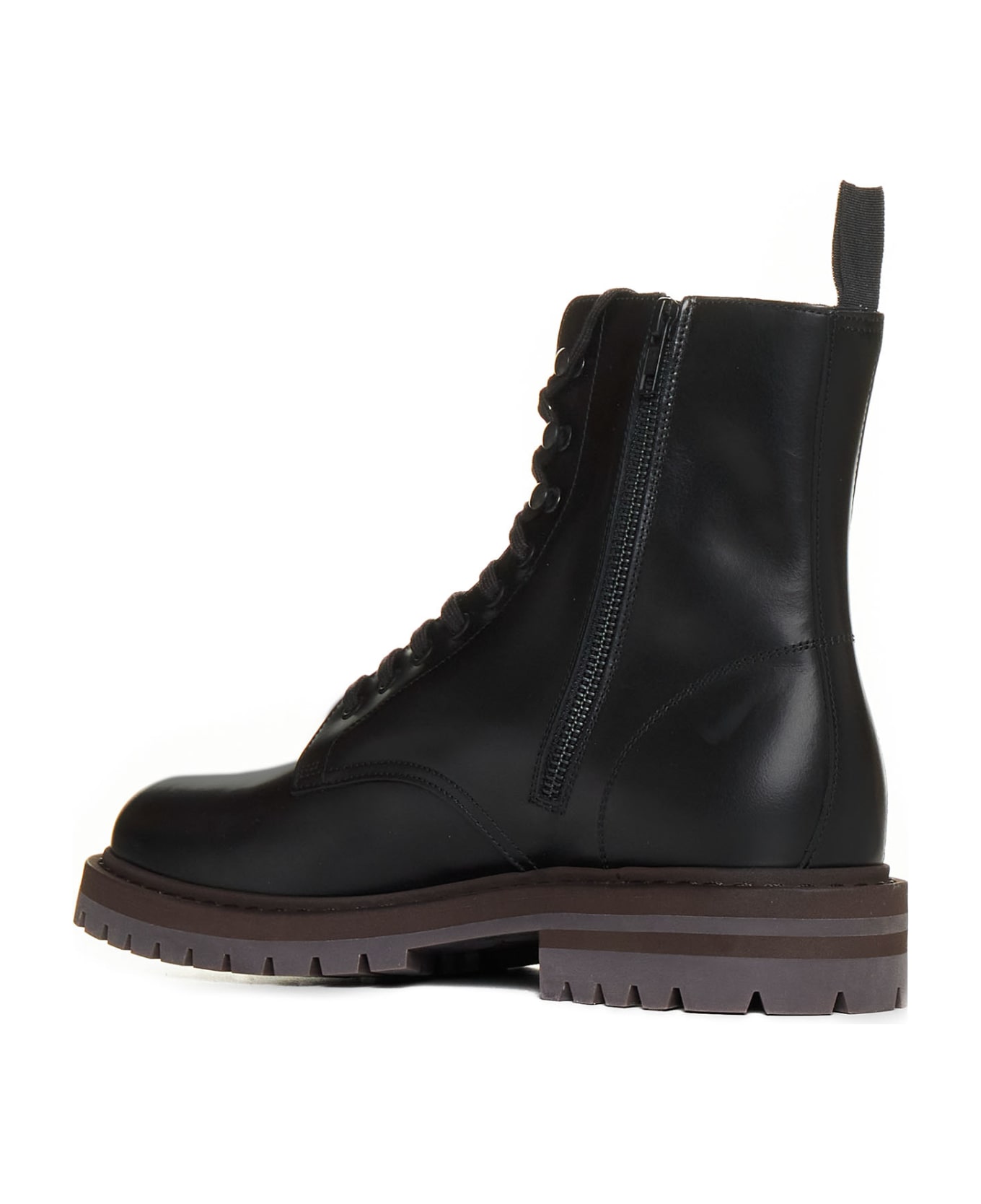 Common Projects Leather Derby Boots - Black ブーツ