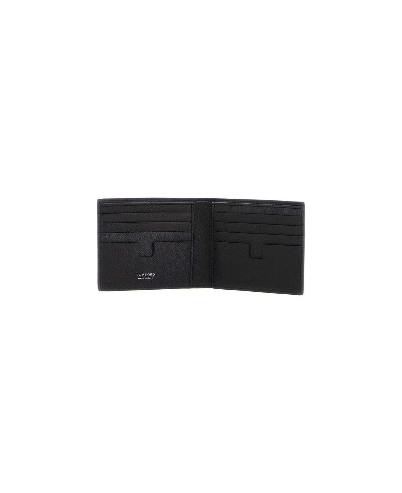 Tom Ford Bifold Leather Wallet - Black