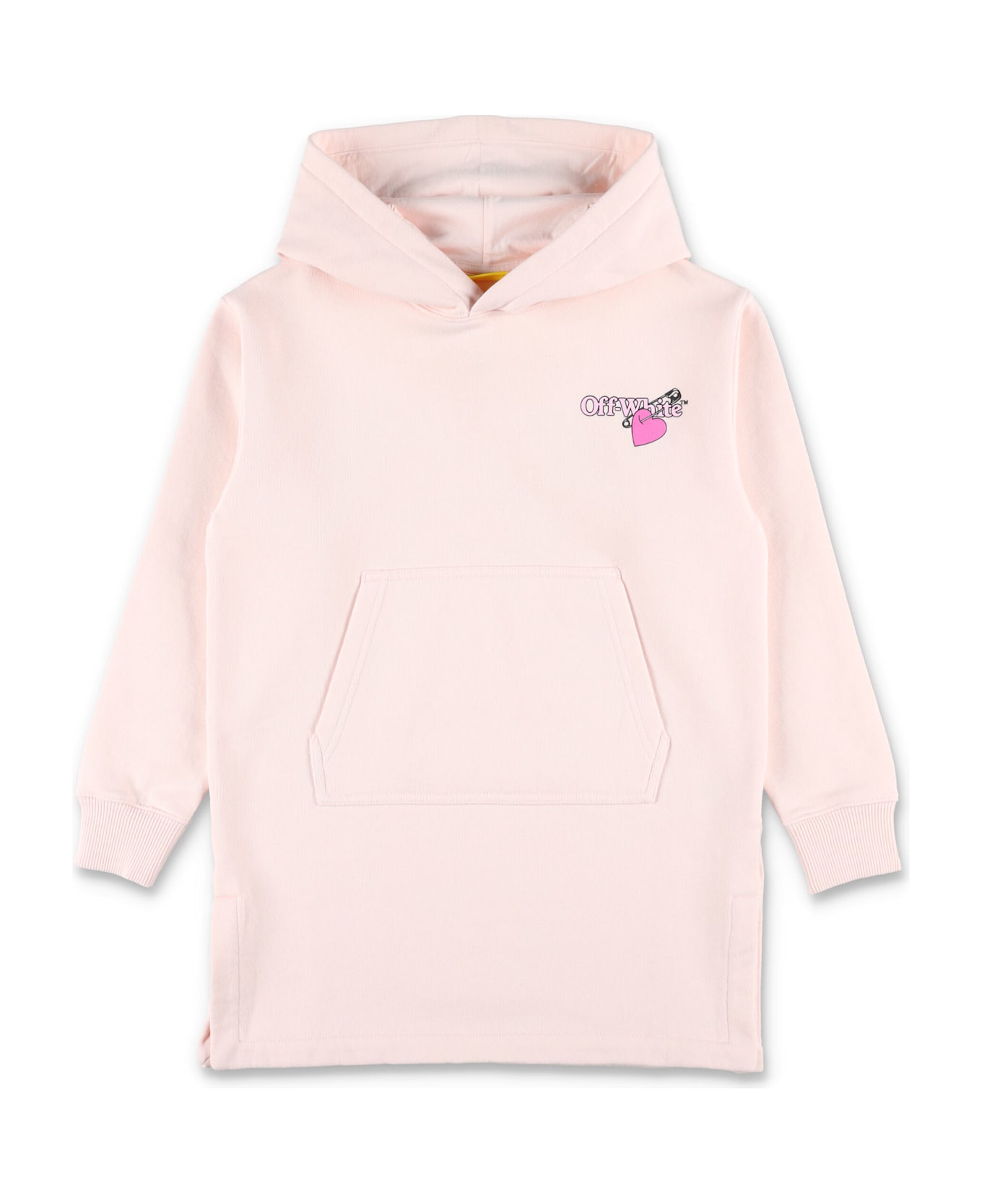 Off-White Kids Pop Heart Pink Hoodie Sweatshirt - ROSE