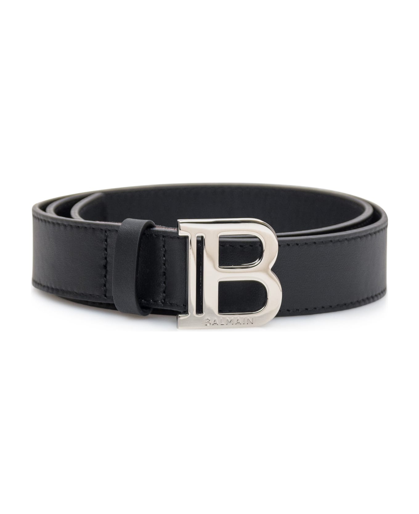 Balmain Belt With Logo - BLACK/SILVER アクセサリー＆ギフト