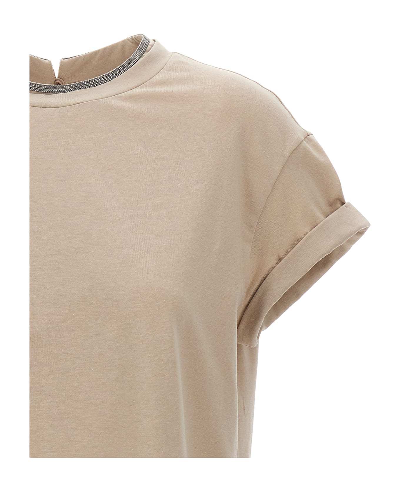 Brunello Cucinelli Monile T-shirt - Beige