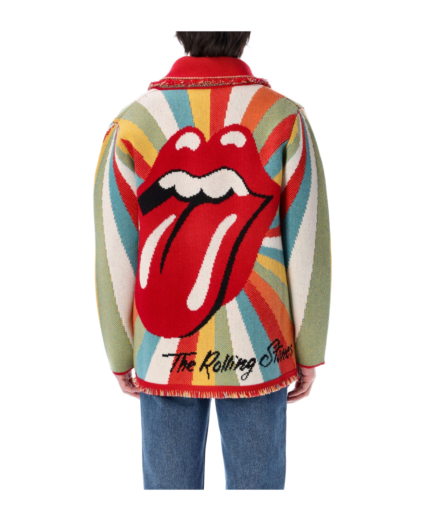 Alanui Psychedelic Lips Icon Cardigan - MULTICOLOR