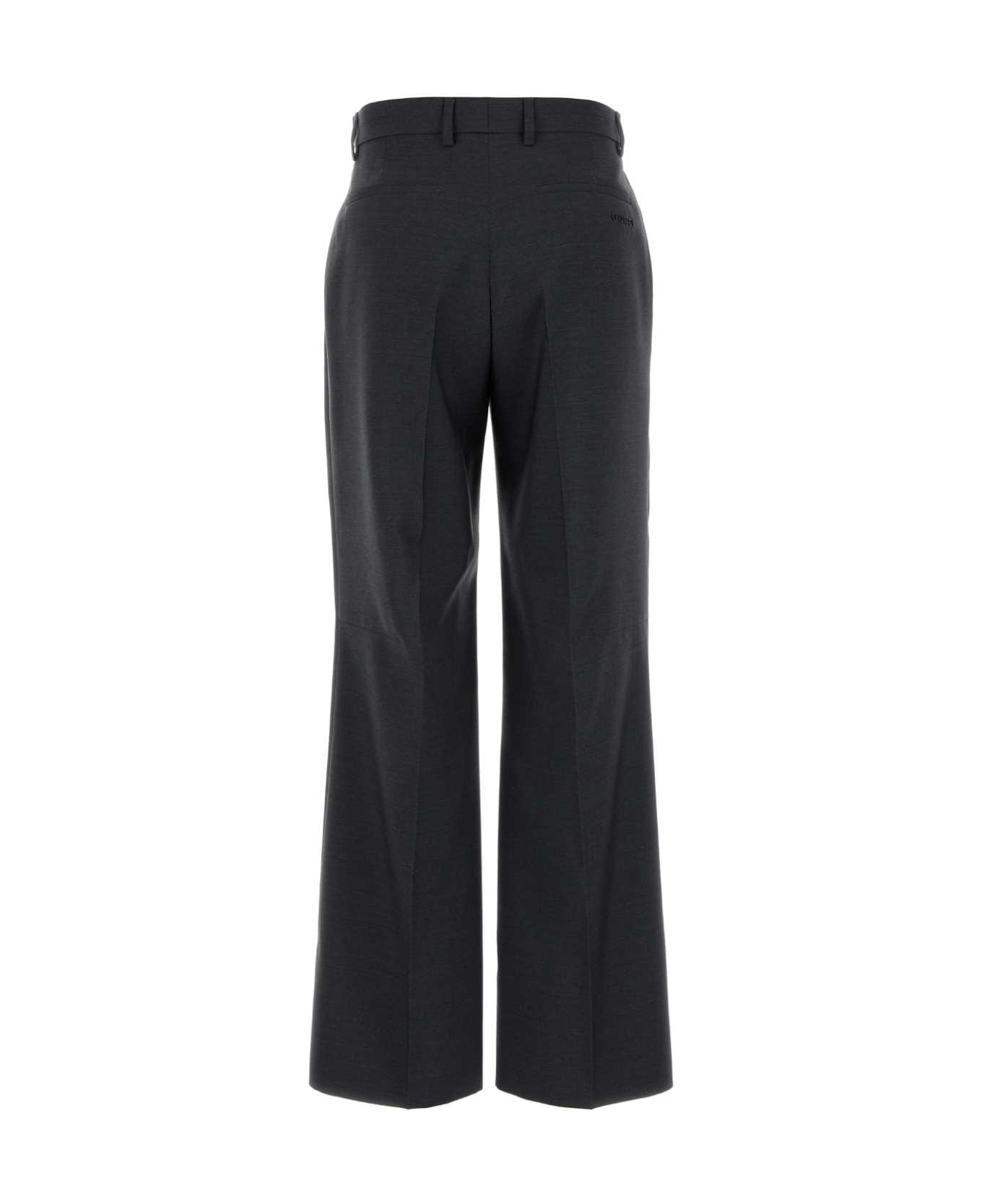 Gucci Graphite Wool Pant - MEDIUMGREY