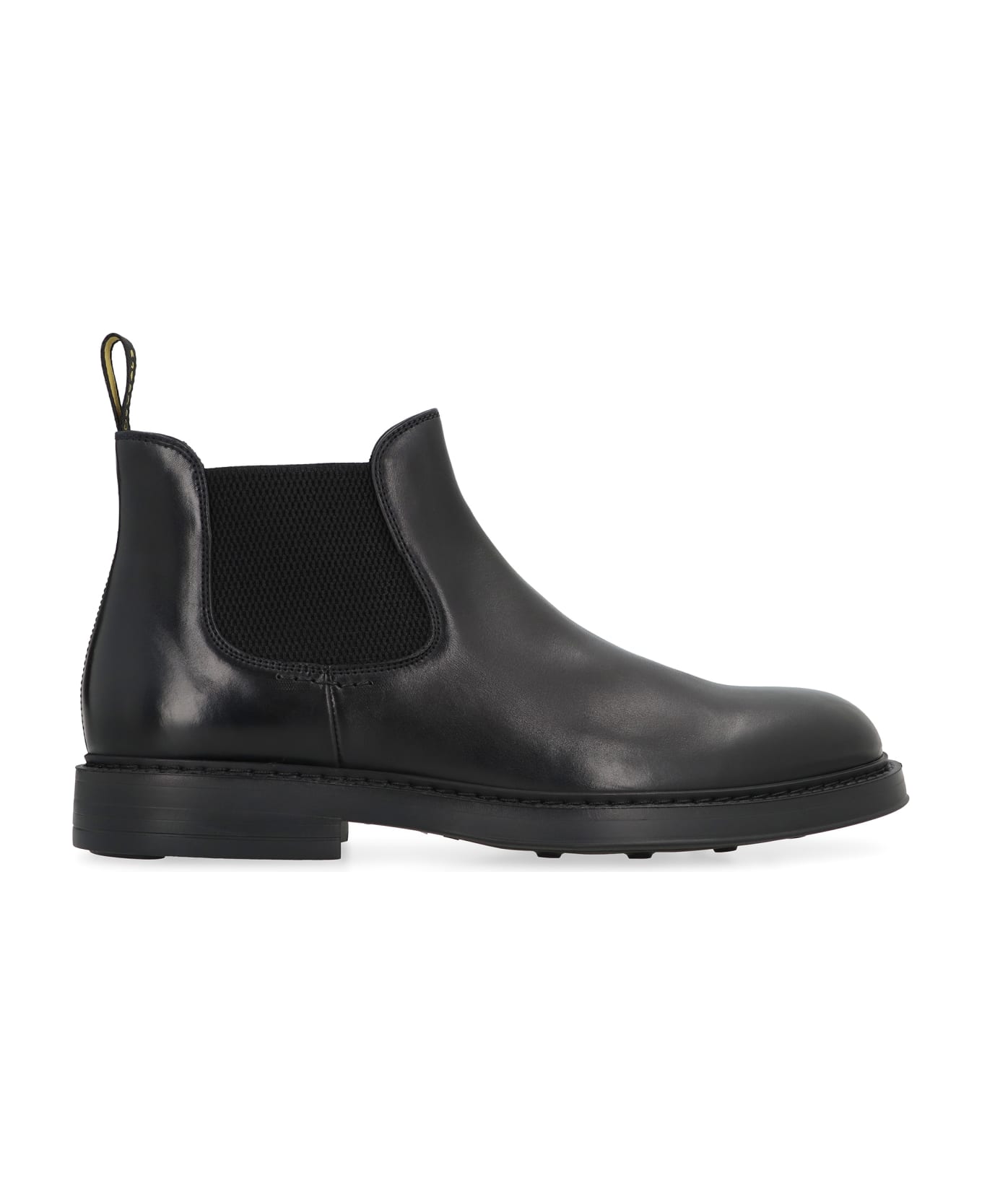 Doucal's Leather Chelsea Boots - black