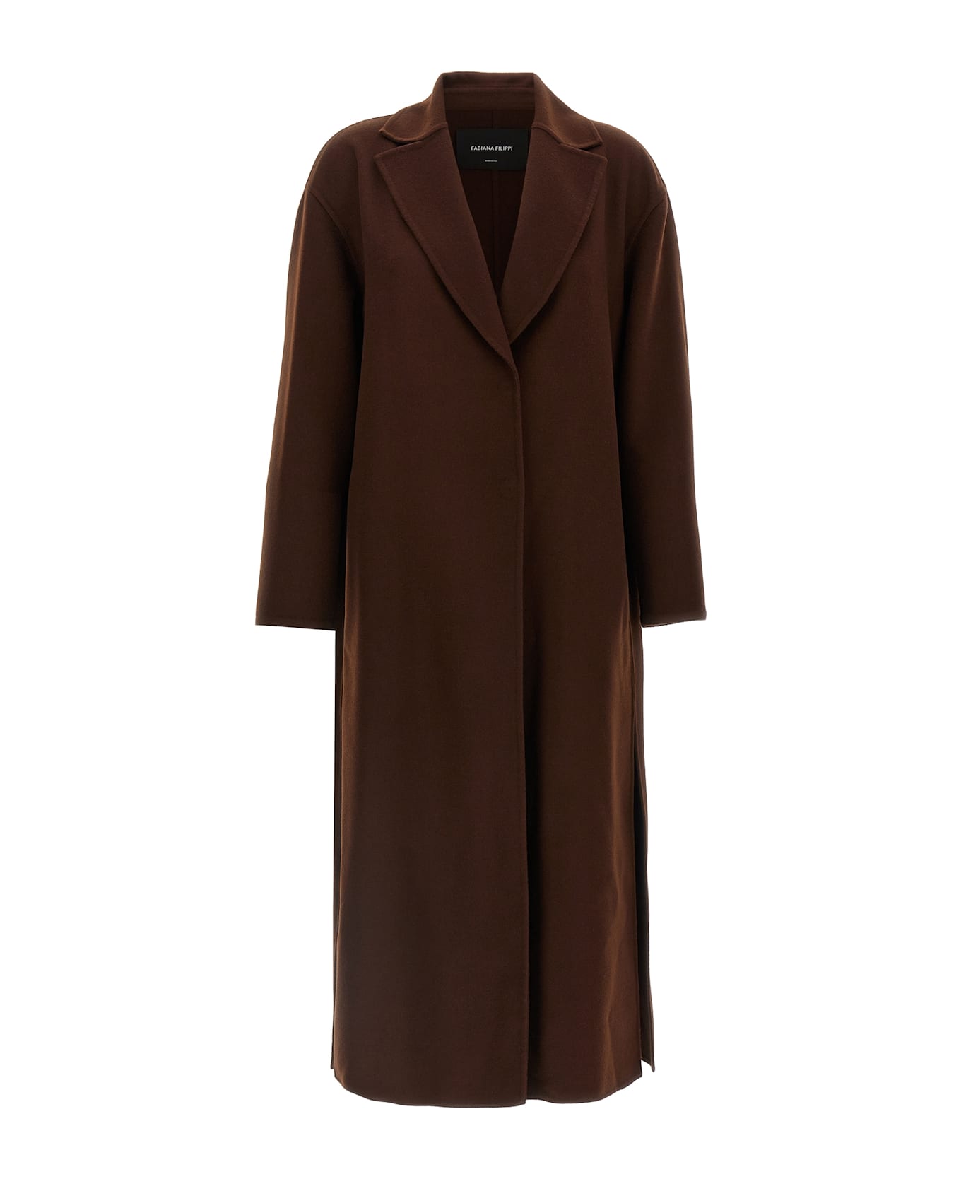 Fabiana Filippi Dressing Gown Coat - Brown