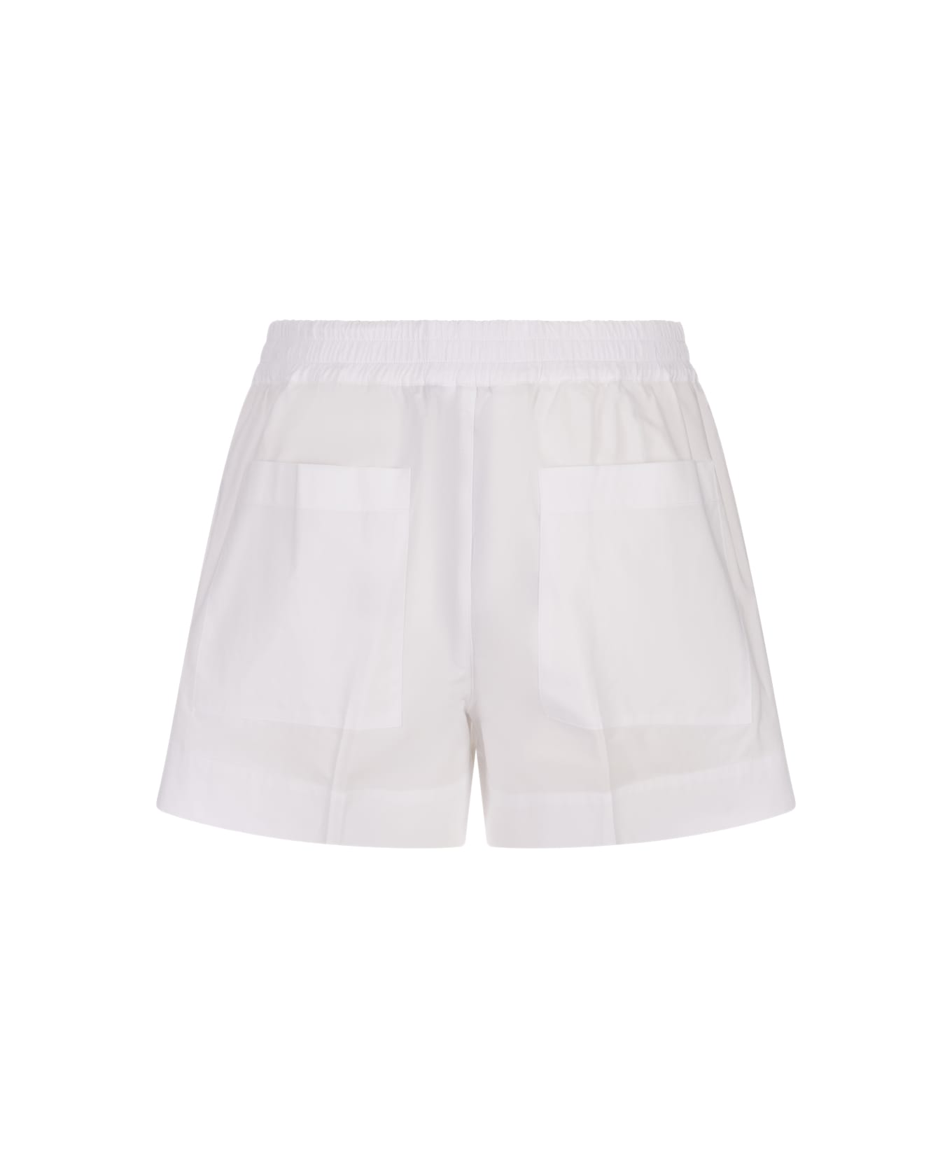 Parosh Canyox Shorts In White Cotton - White