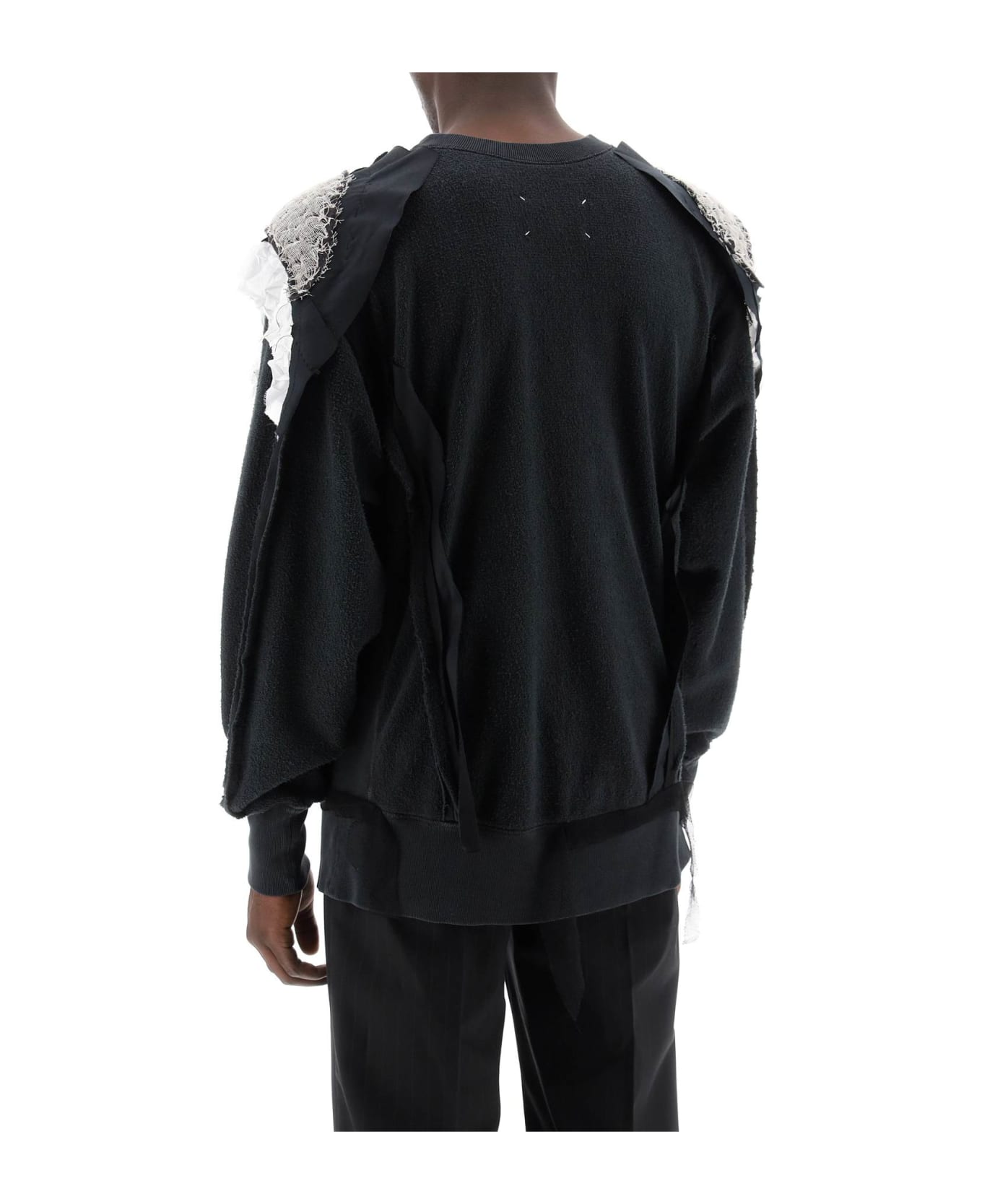 Maison Margiela Inside-out Sweatshirt - CHARCOAL (Black)