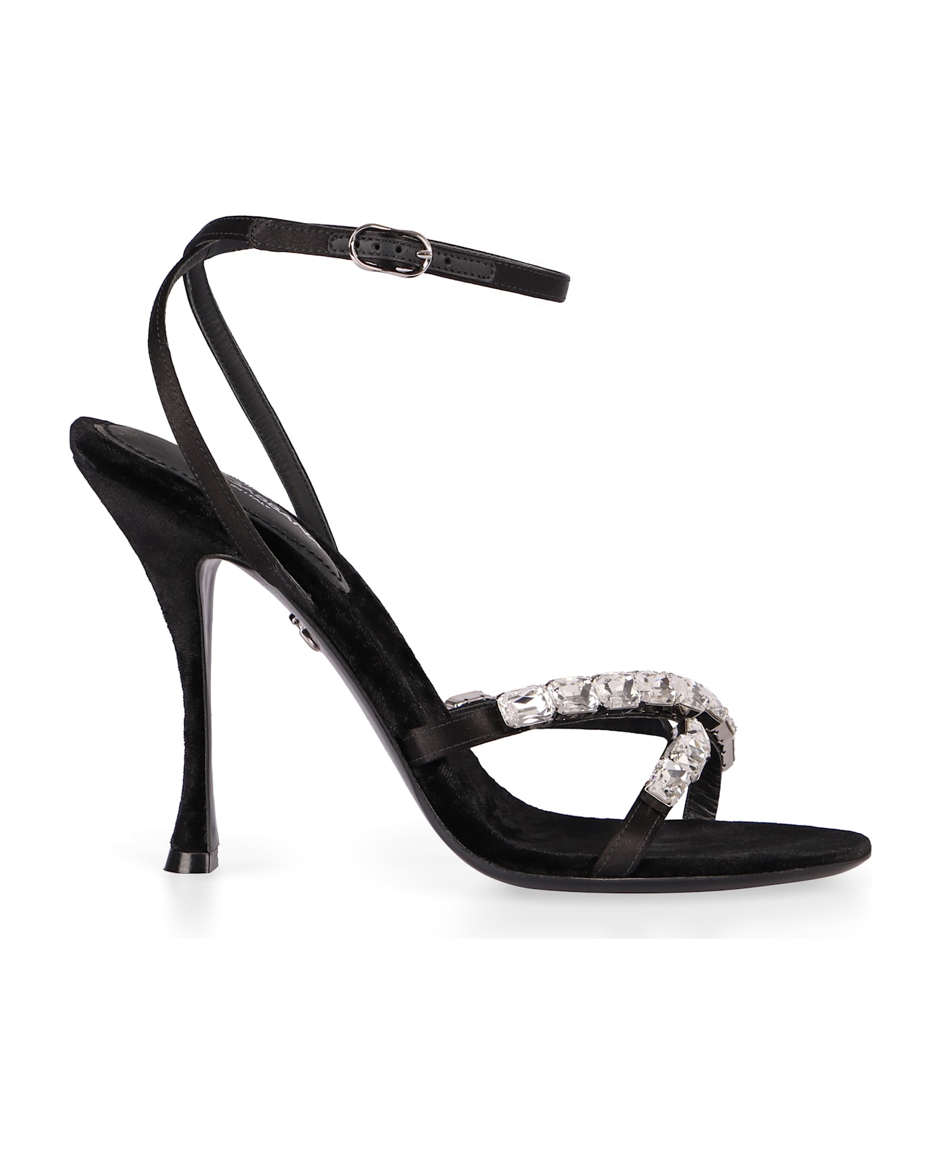 Dolce 
Gabbana Satin Sandals - black