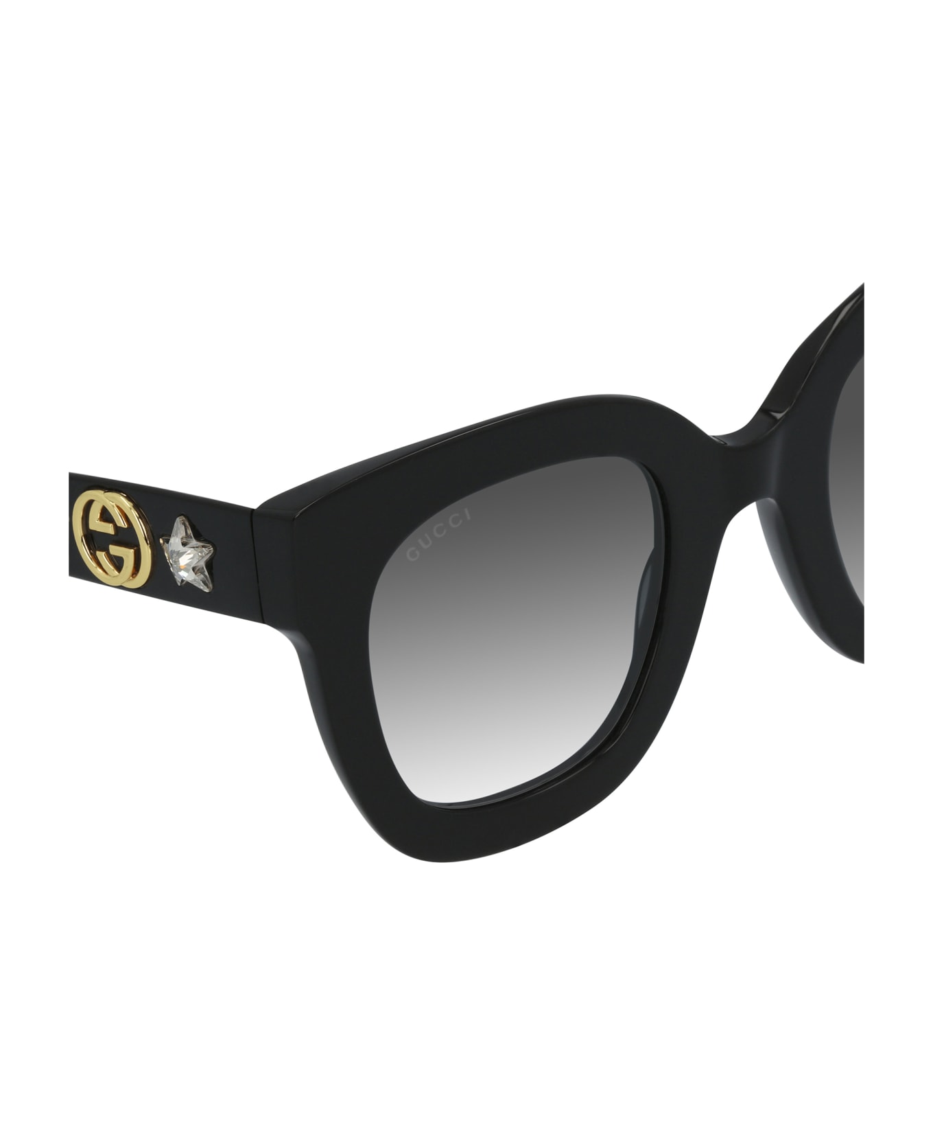 Gucci Eyewear Gg0208s Black Sunglasses - Black