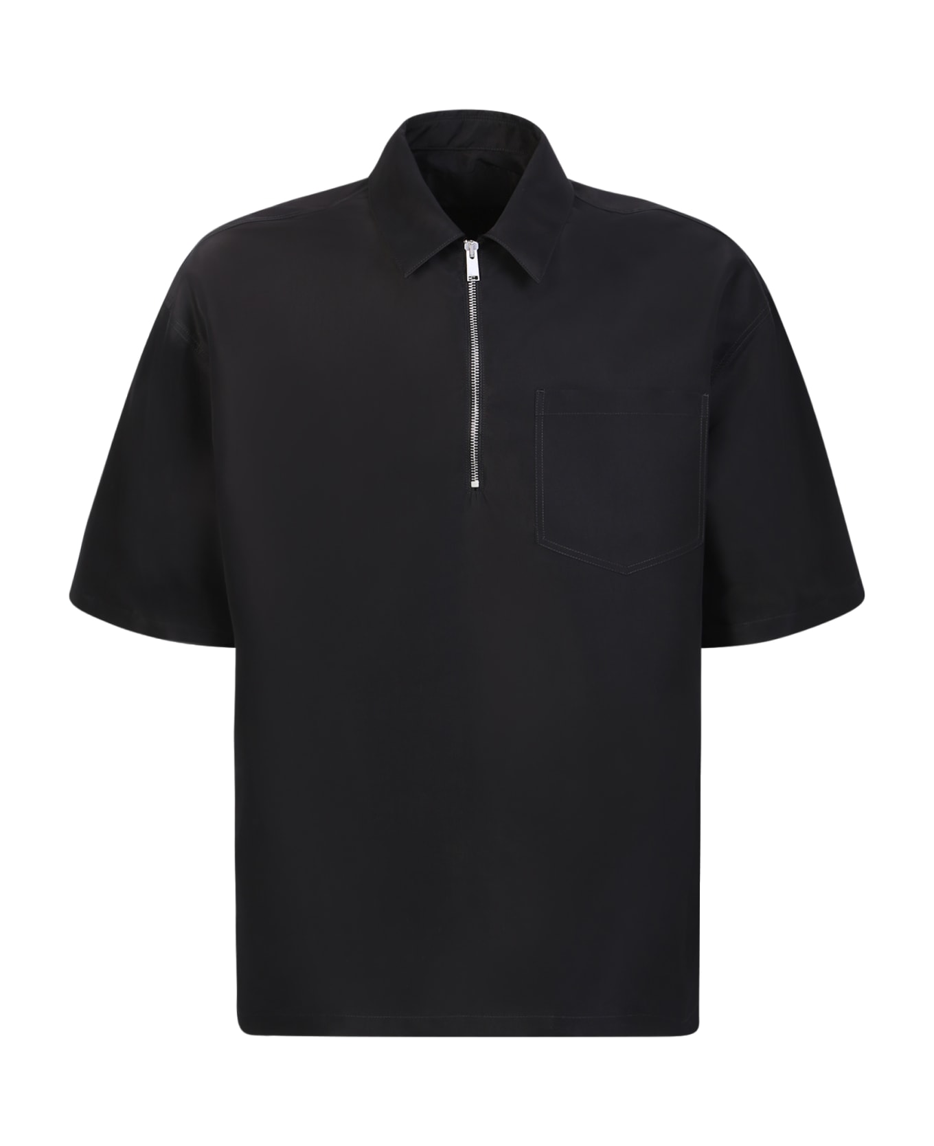 HERON PRESTON Short-sleeved Shirt - Black